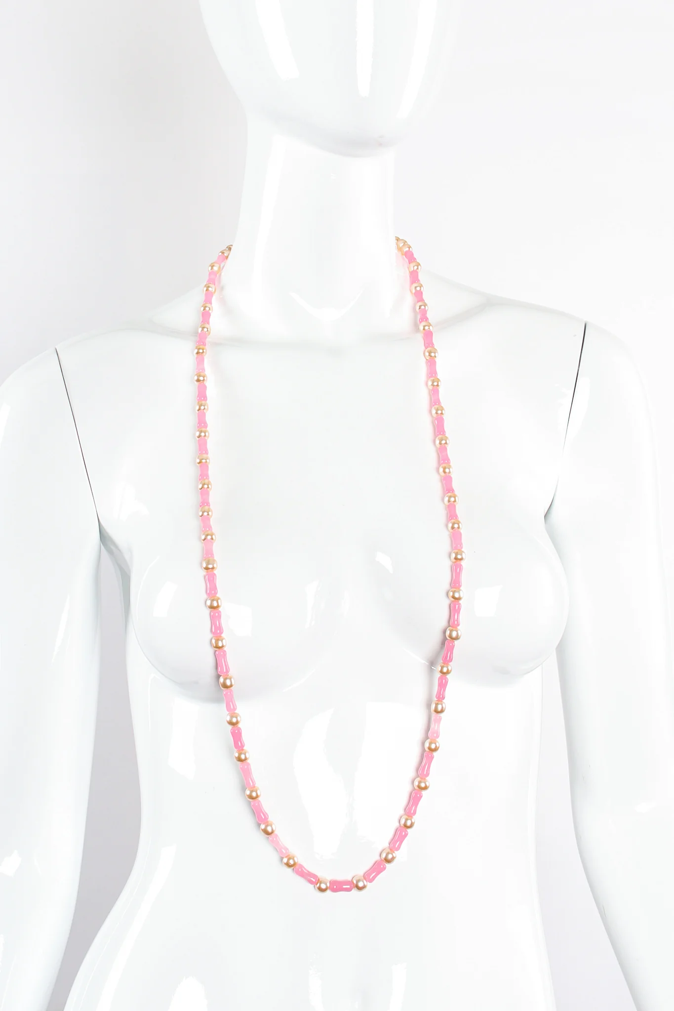 Glass Bead Layering Necklace - Image 4
