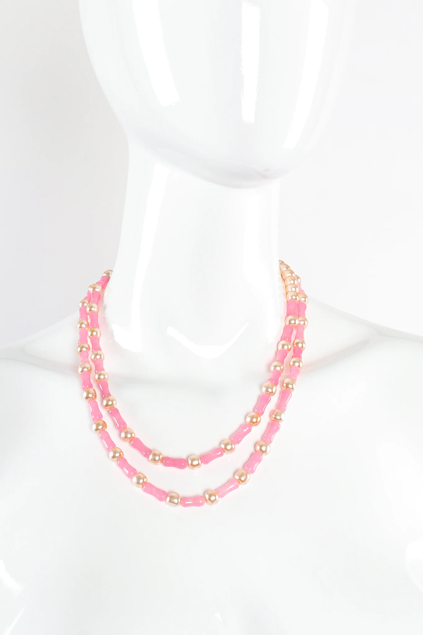 Glass Bead Layering Necklace - Image 5