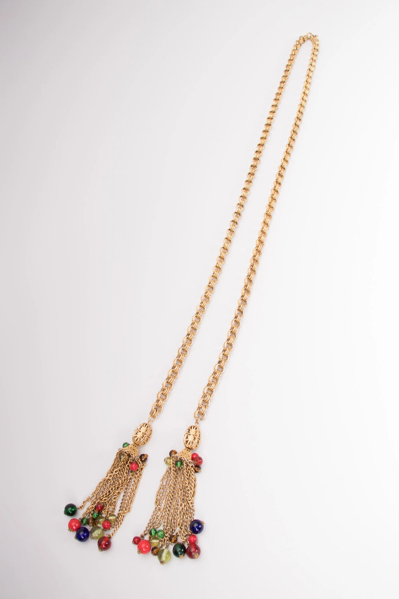 Glass Bead Tassel Necklace / Belt - Image 14