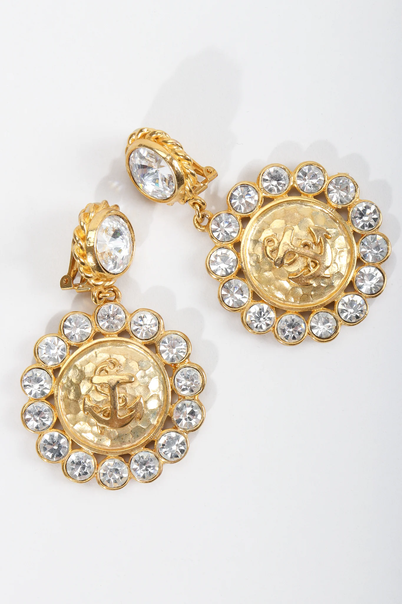 Anchor Medallion Earrings - Image 3
