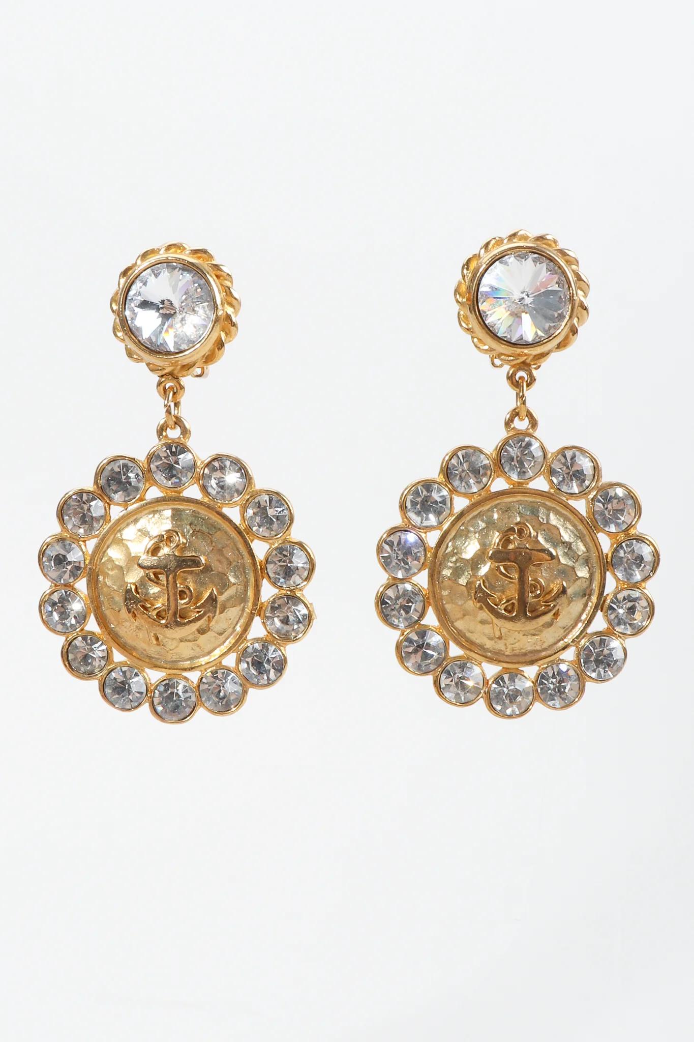 Anchor Medallion Earrings - Image 4