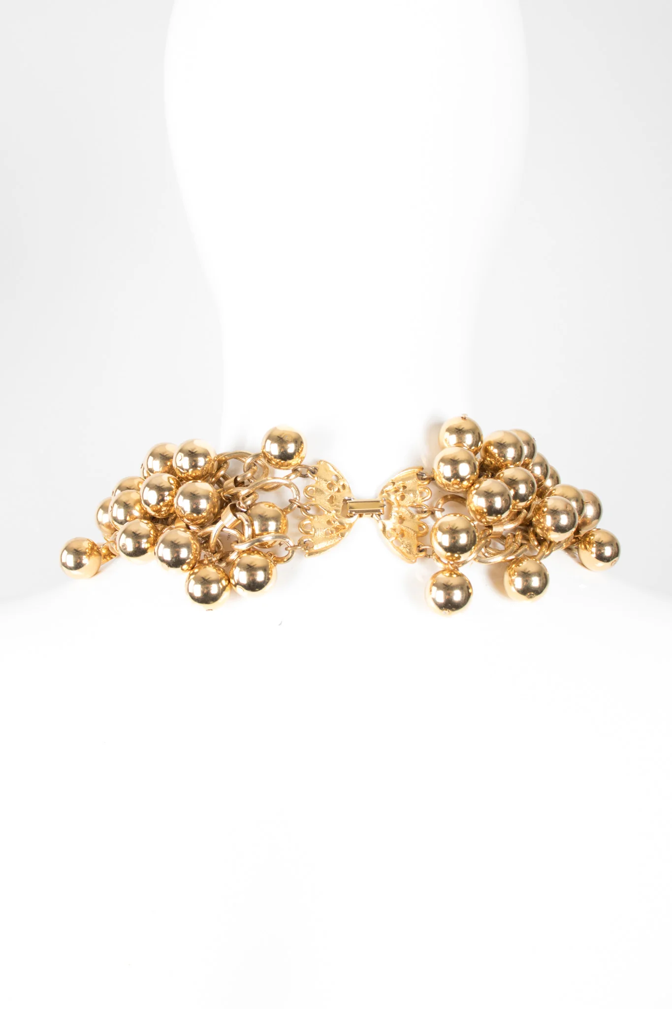 Gold Ball Collar Necklace - Image 10