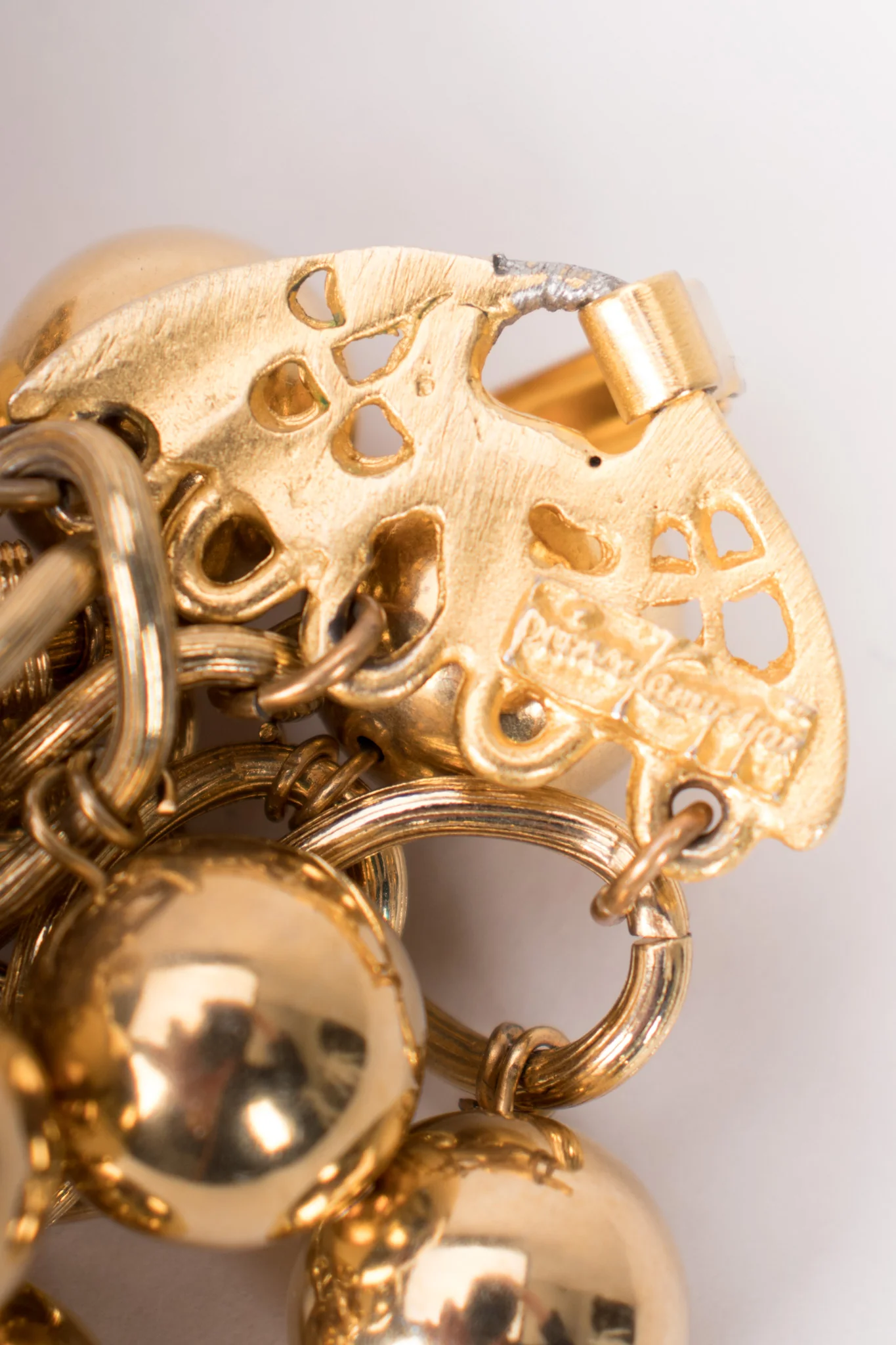 Gold Ball Collar Necklace - Image 11