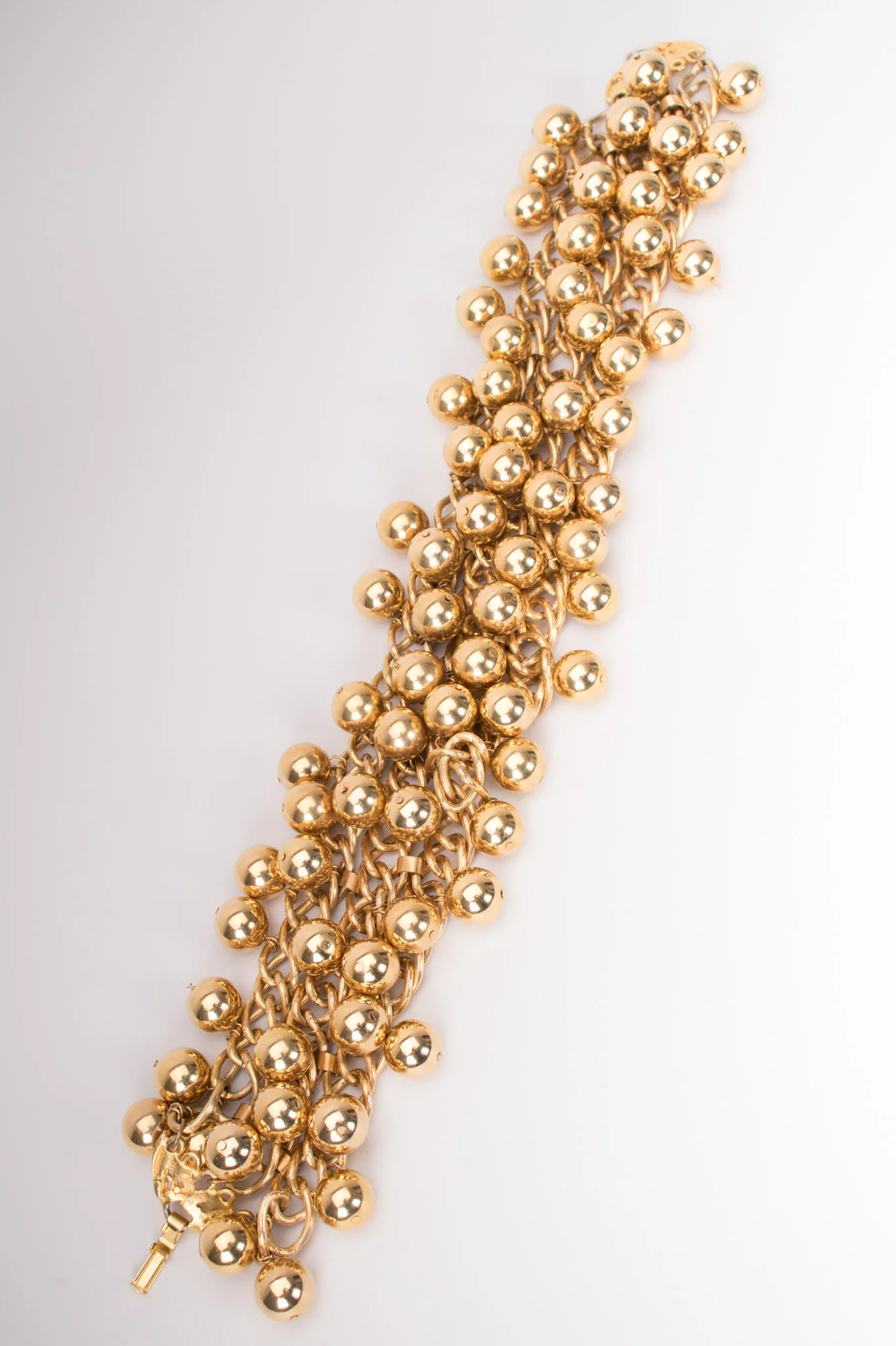 Gold Ball Collar Necklace - Image 8