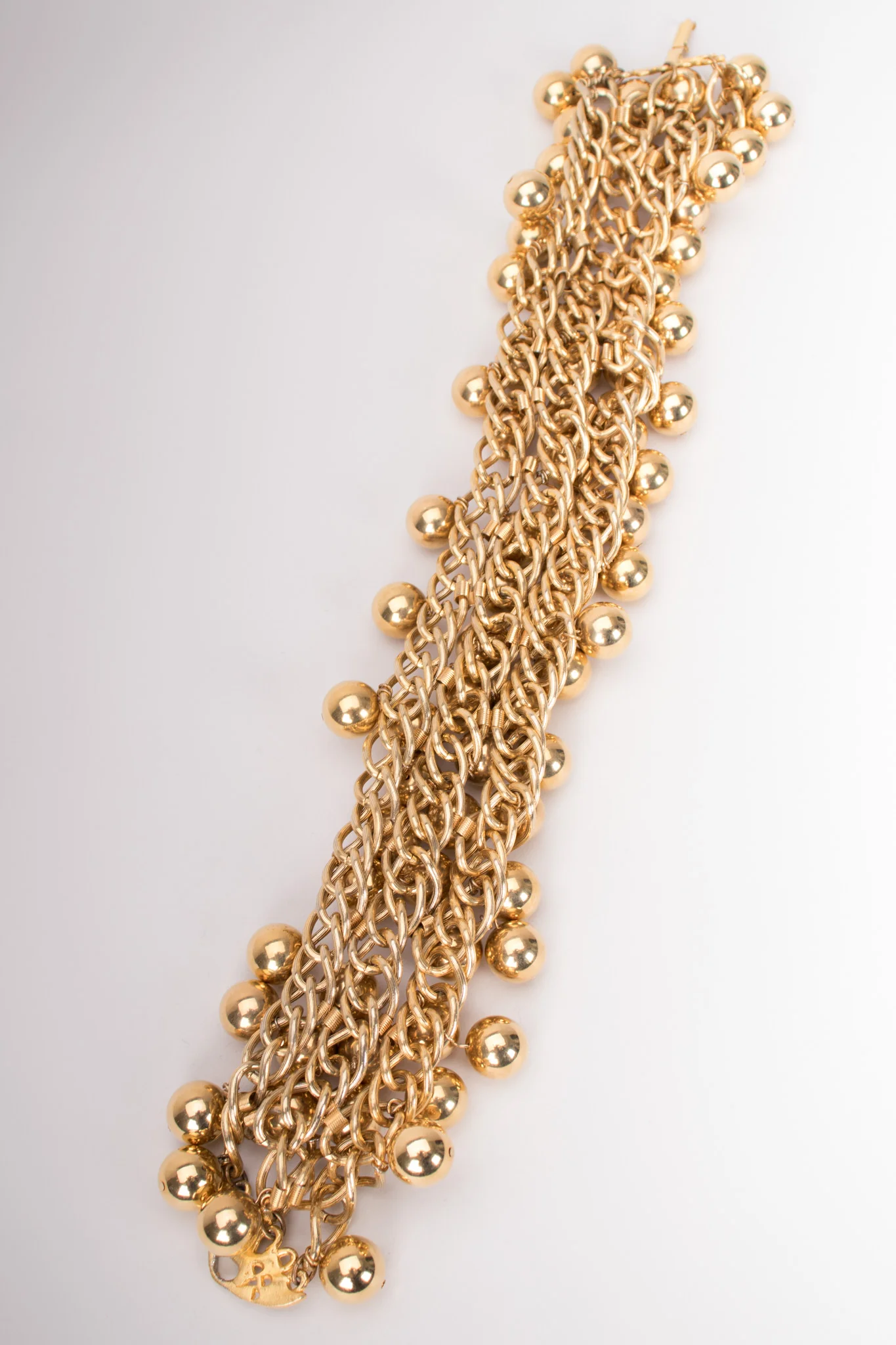 Gold Ball Collar Necklace - Image 9