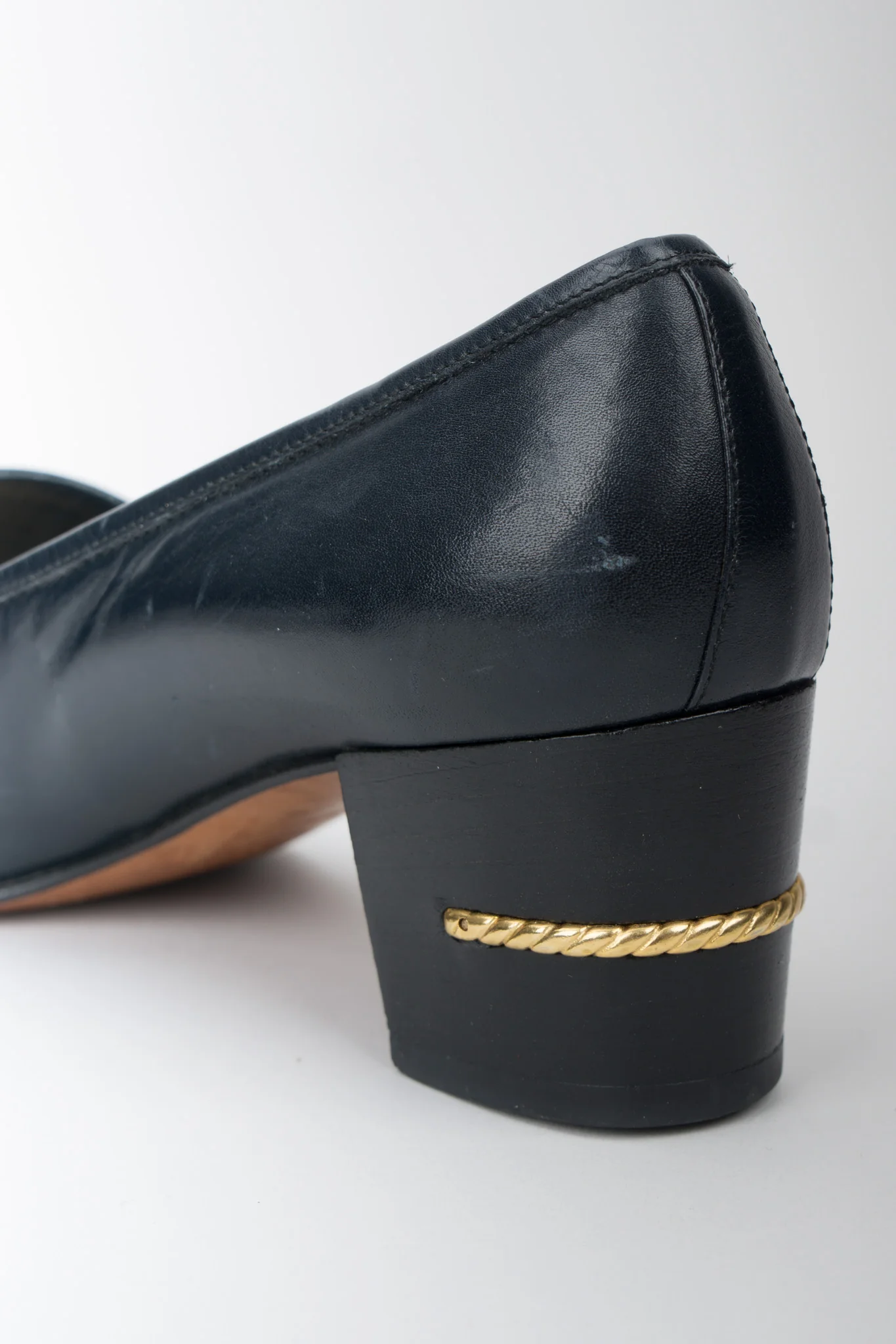 Gold Braid Heeled Loafers - Image 13