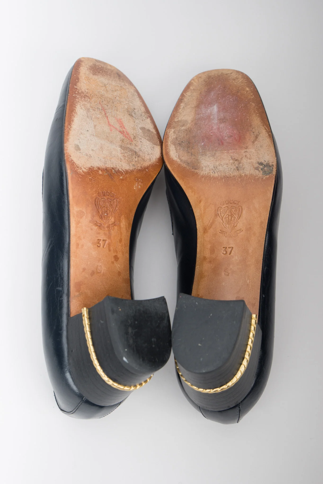 Gold Braid Heeled Loafers - Image 14
