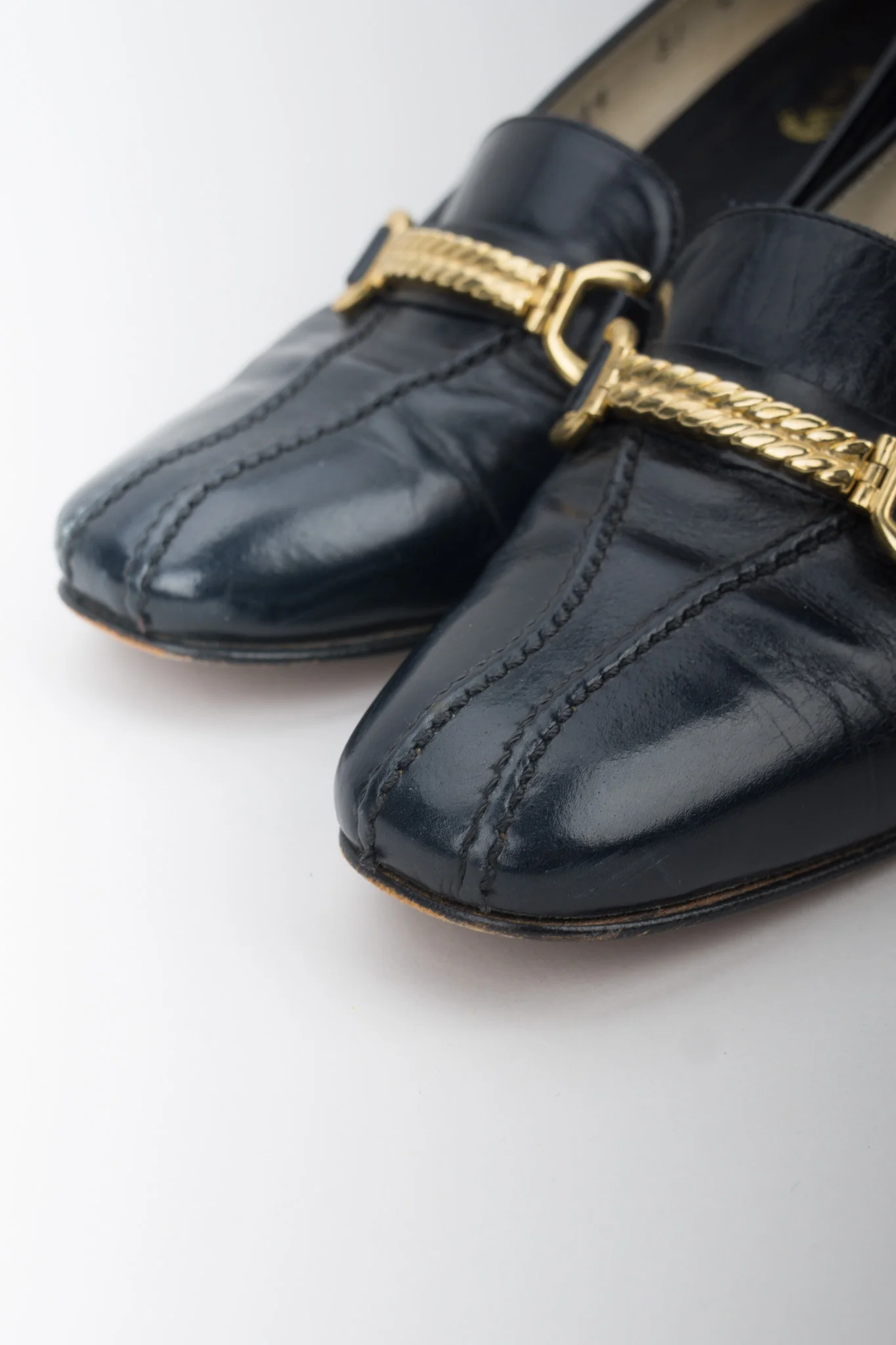 Gold Braid Heeled Loafers - Image 16