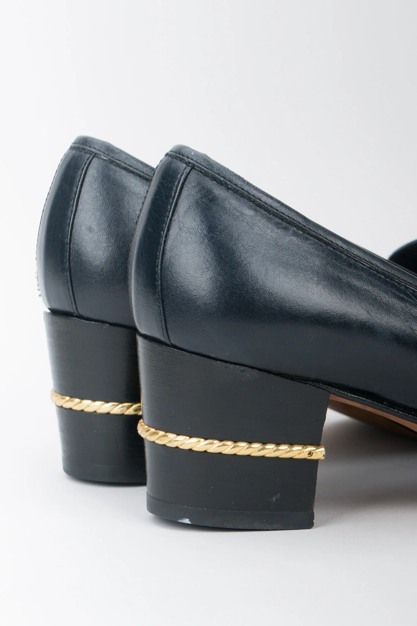 Gold Braid Heeled Loafers - Image 17