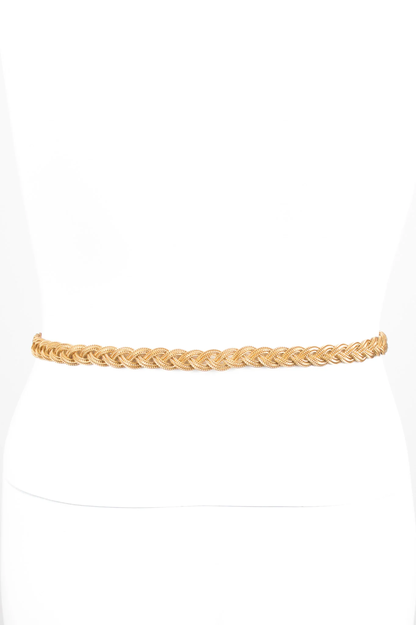 Gold Braided Chain Charm Belt - Image 12