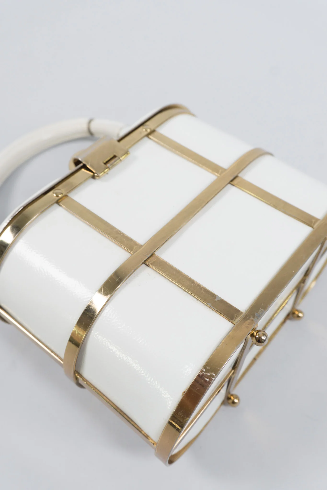 Gold Cage Box Bag - Image 11