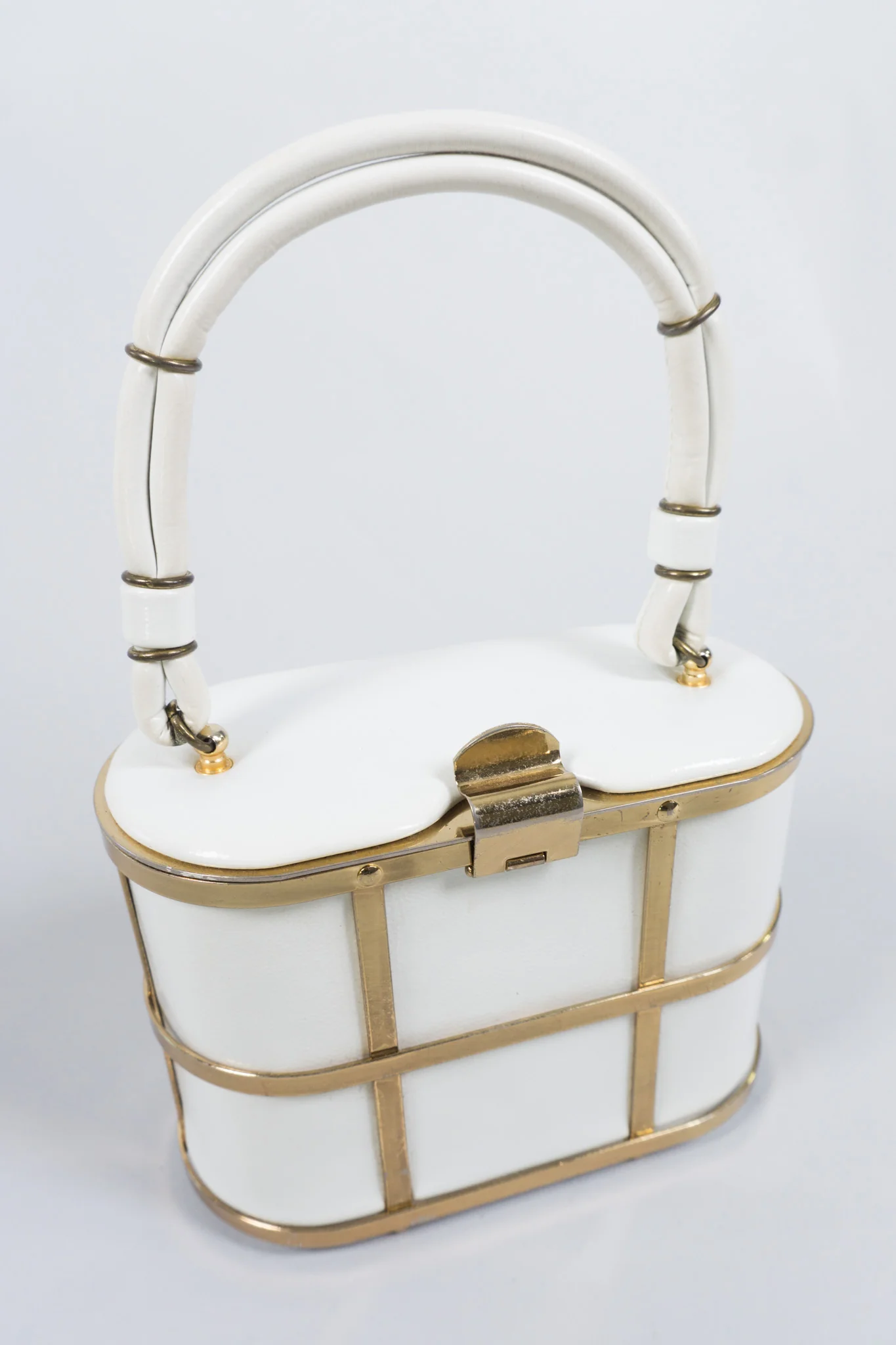 Gold Cage Box Bag - Image 14