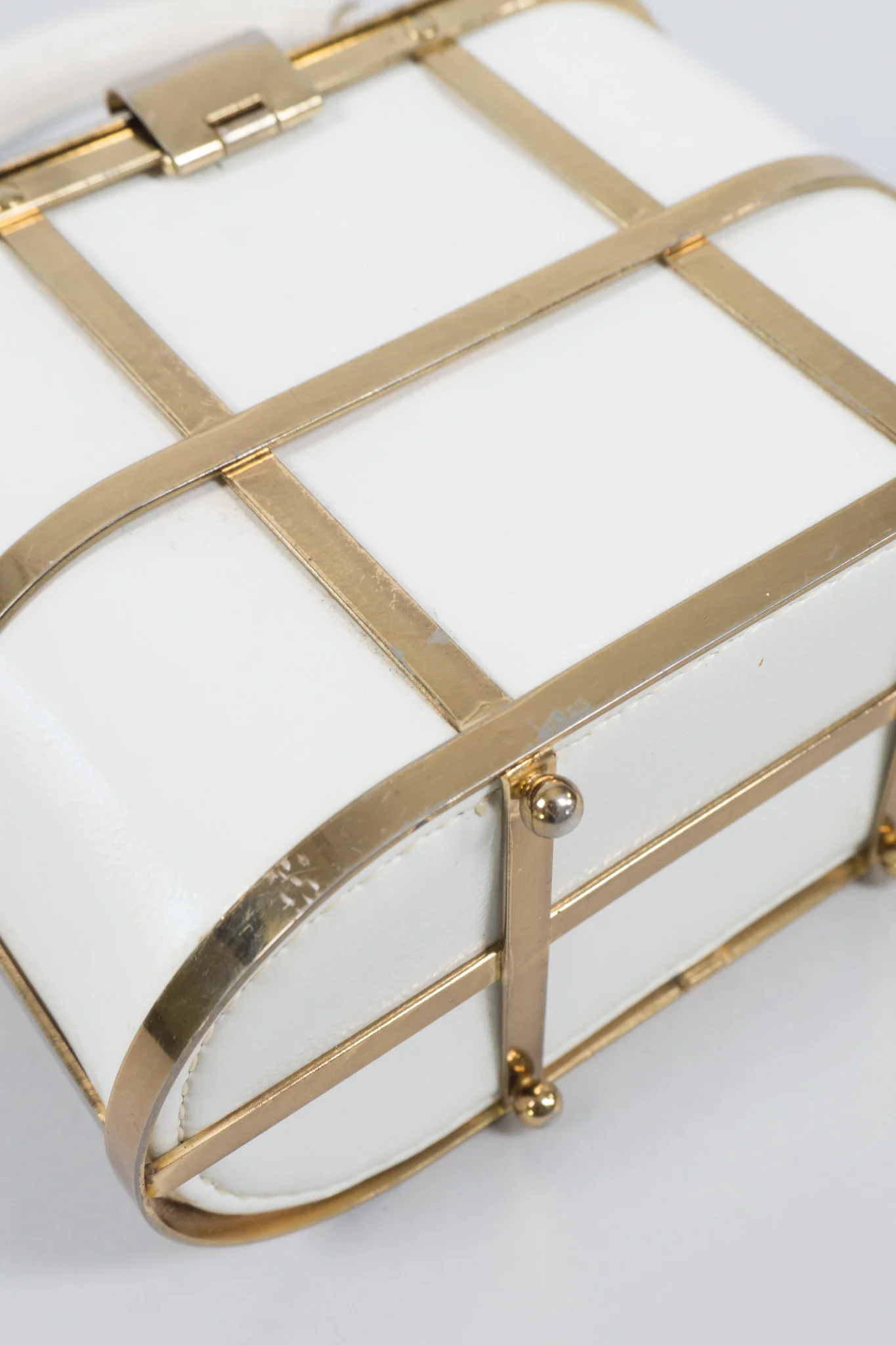 Gold Cage Box Bag - Image 16