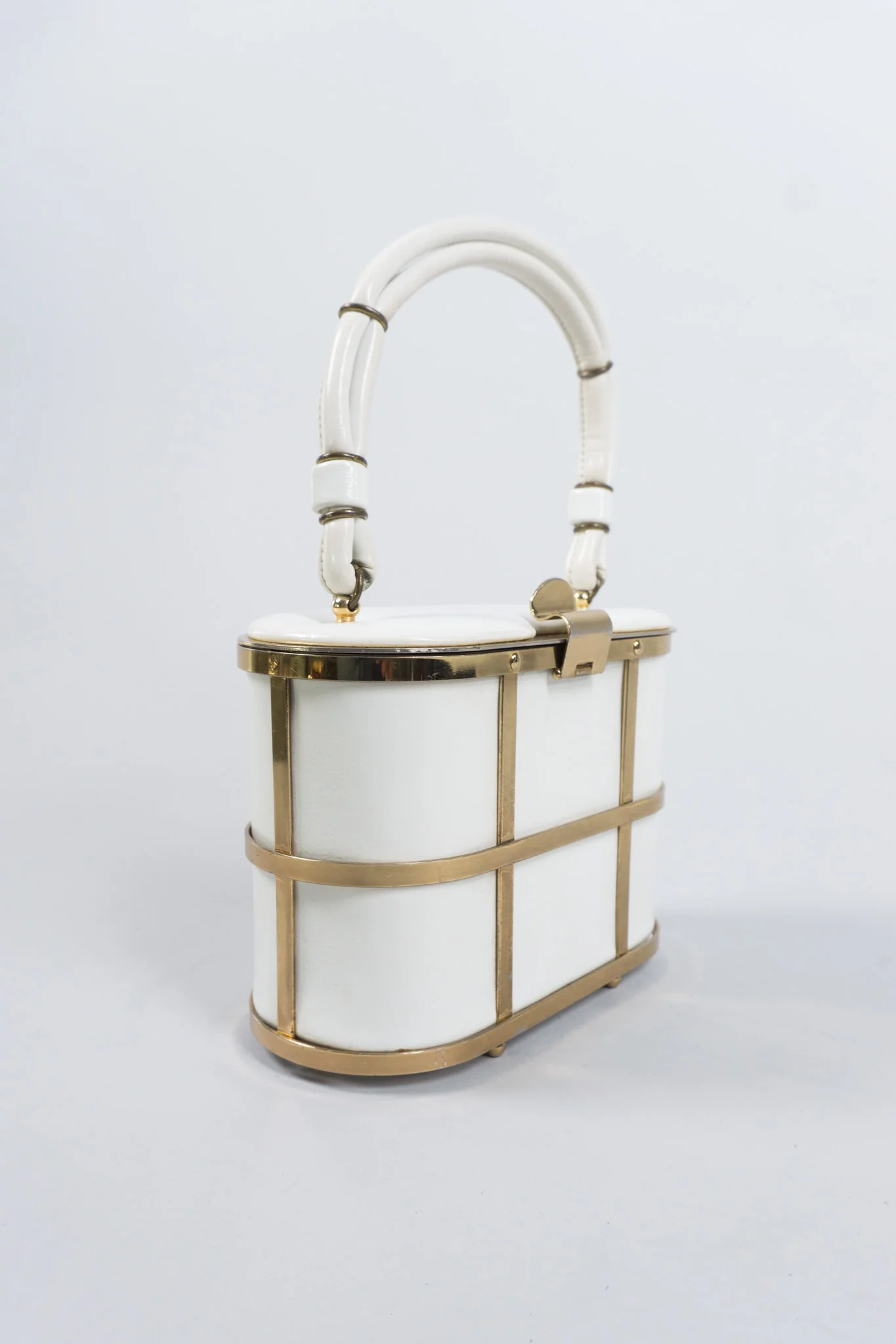 Gold Cage Box Bag - Image 3