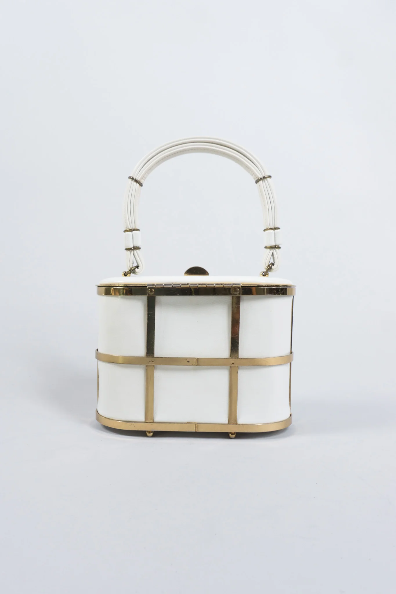 Gold Cage Box Bag - Image 6