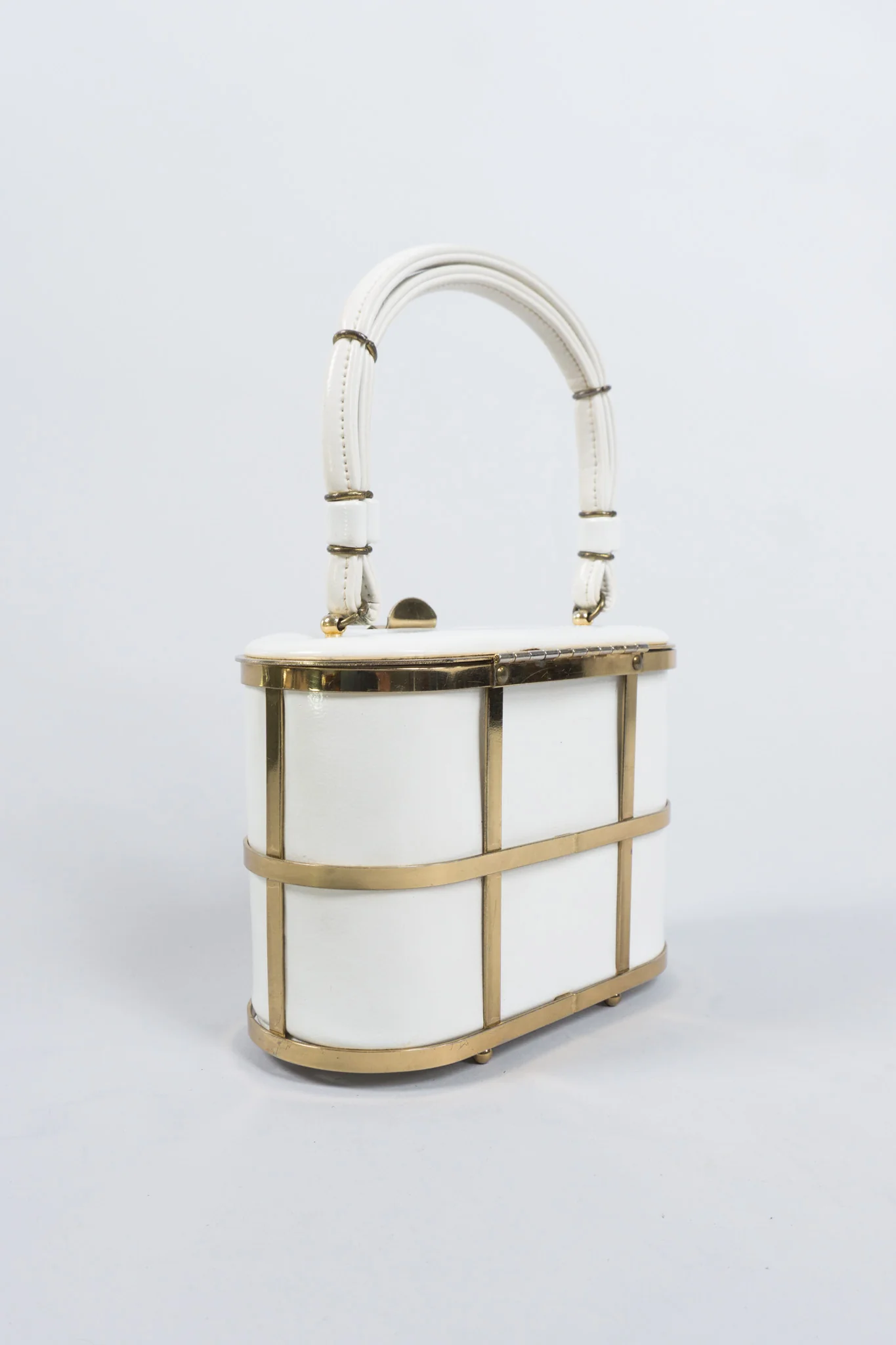 Gold Cage Box Bag - Image 7