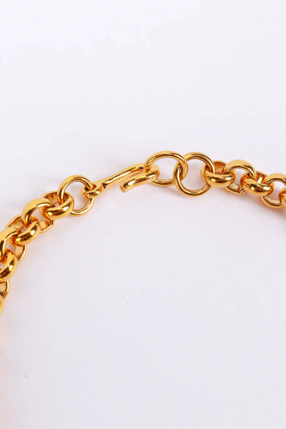 Gold Crystal Ice Nugget Collar Necklace - Image 4