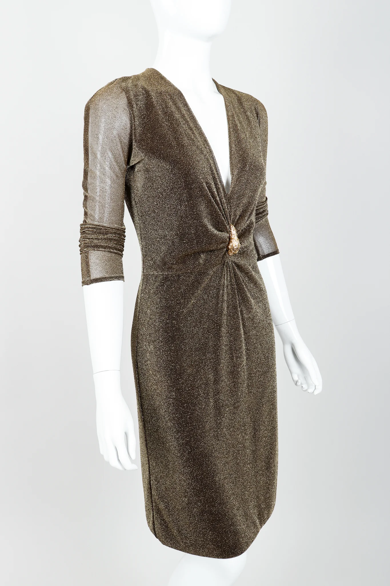 Tom Ford Gold Dionysus Dress - Image 3