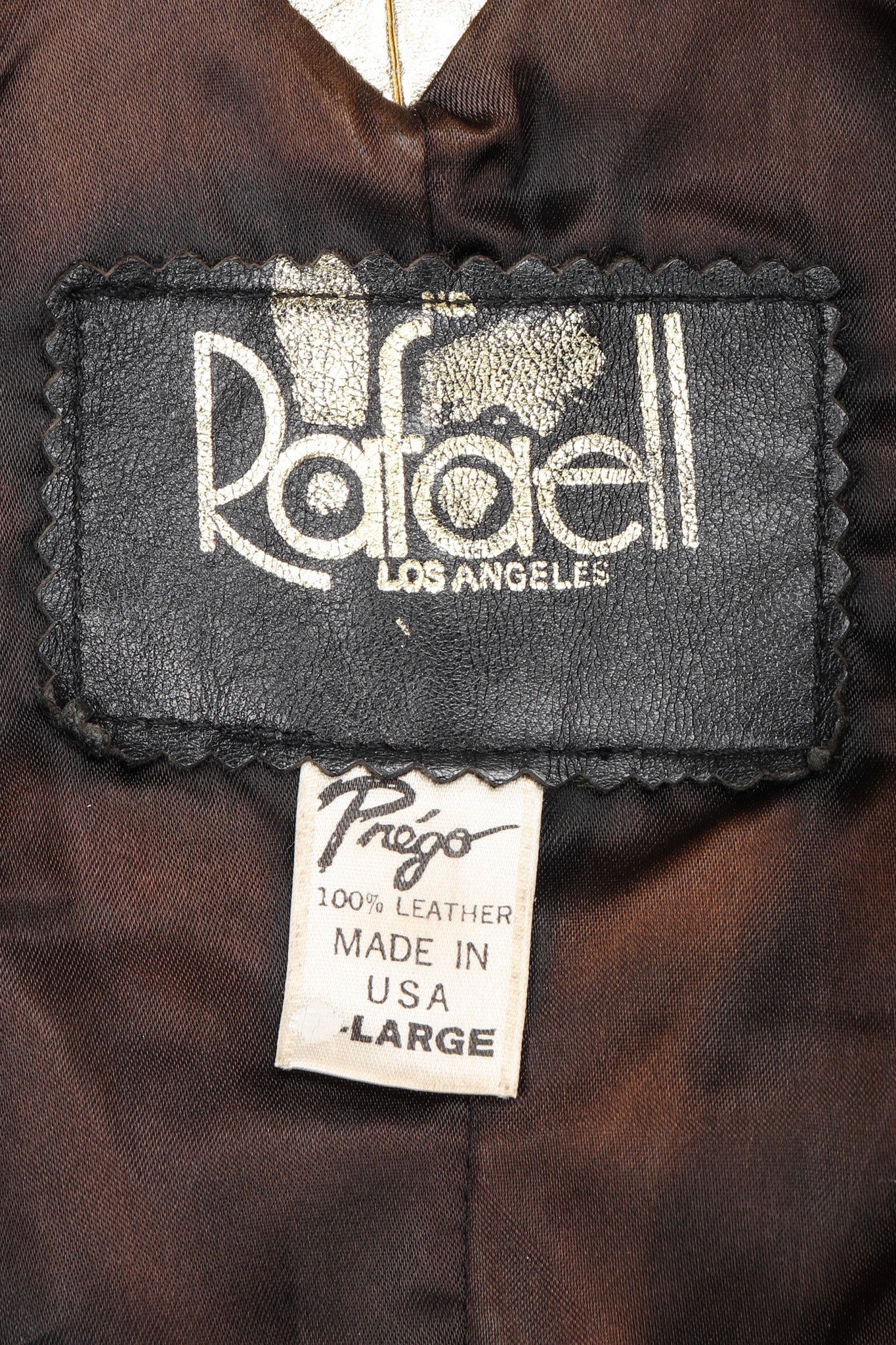 Gold Flourish Leather Jacket - Image 20