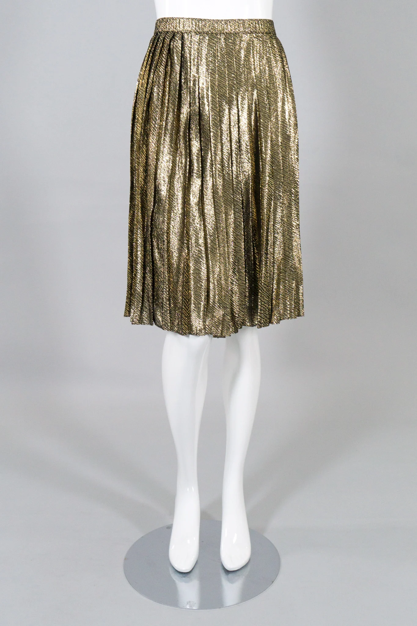Gold Lamé Blouse & Skirt Set - Image 8