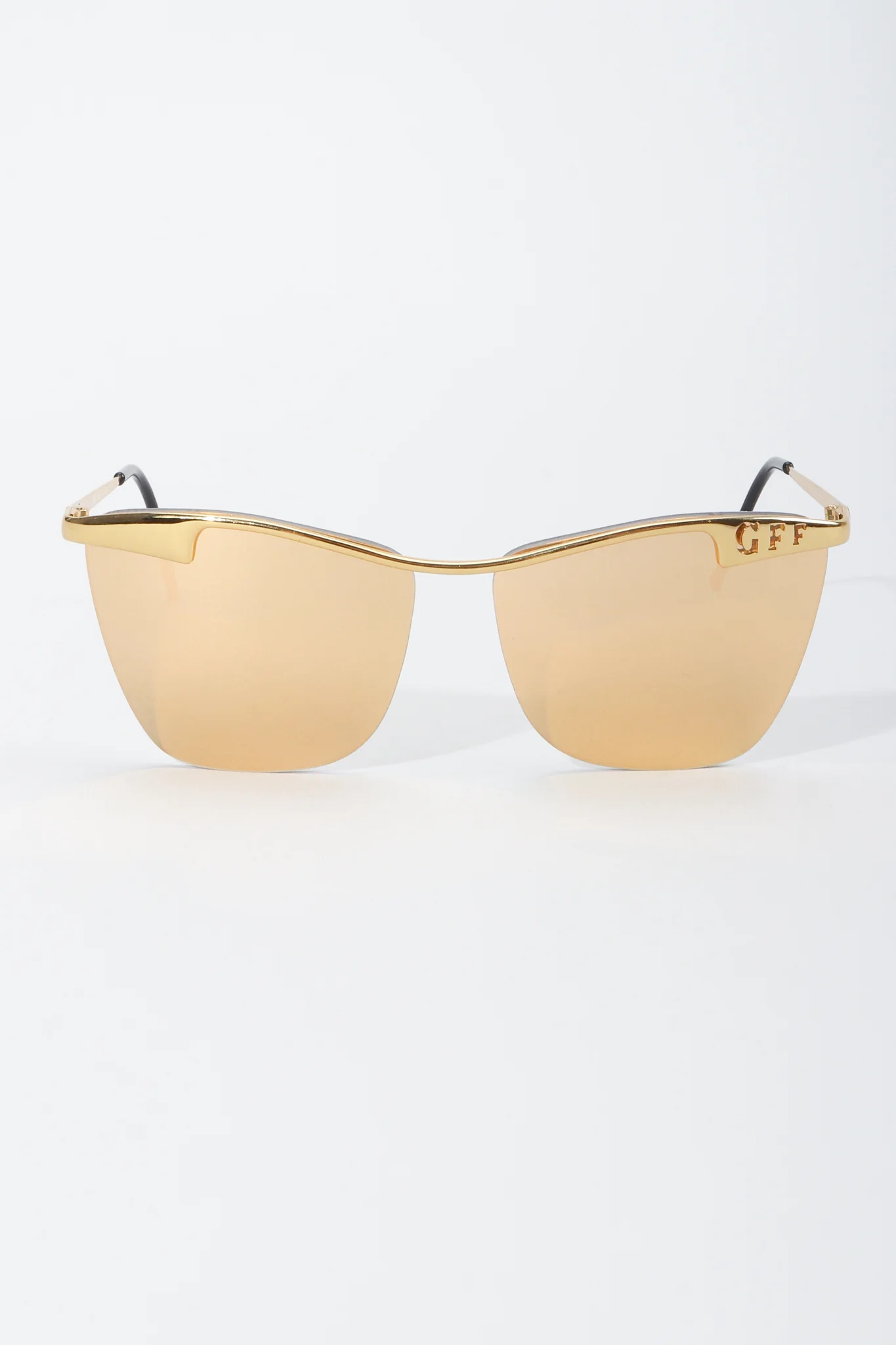 Gold Mirror Sunglasses - Image 3