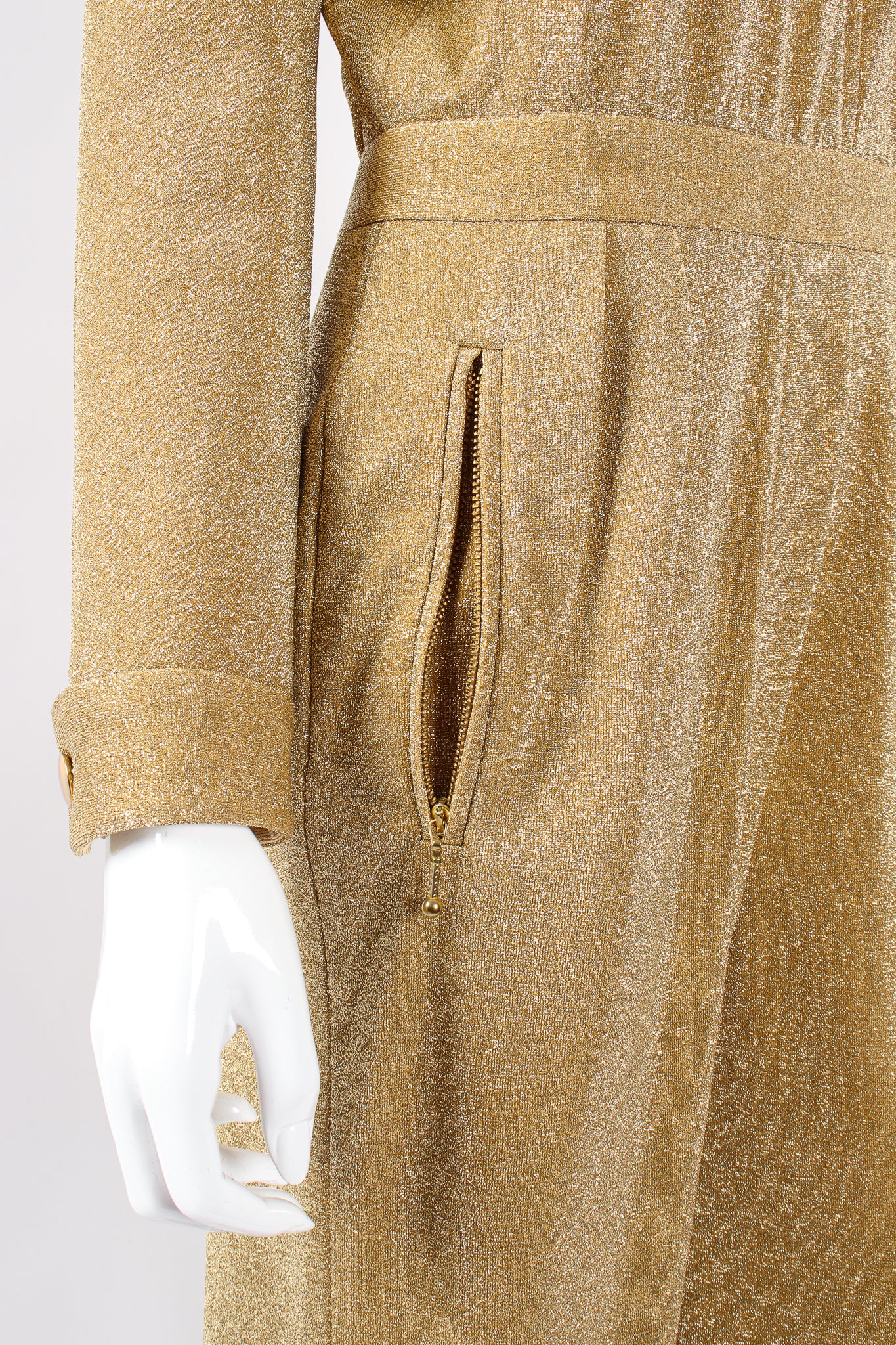 Gold Lurex Jumpsuit - Image 11