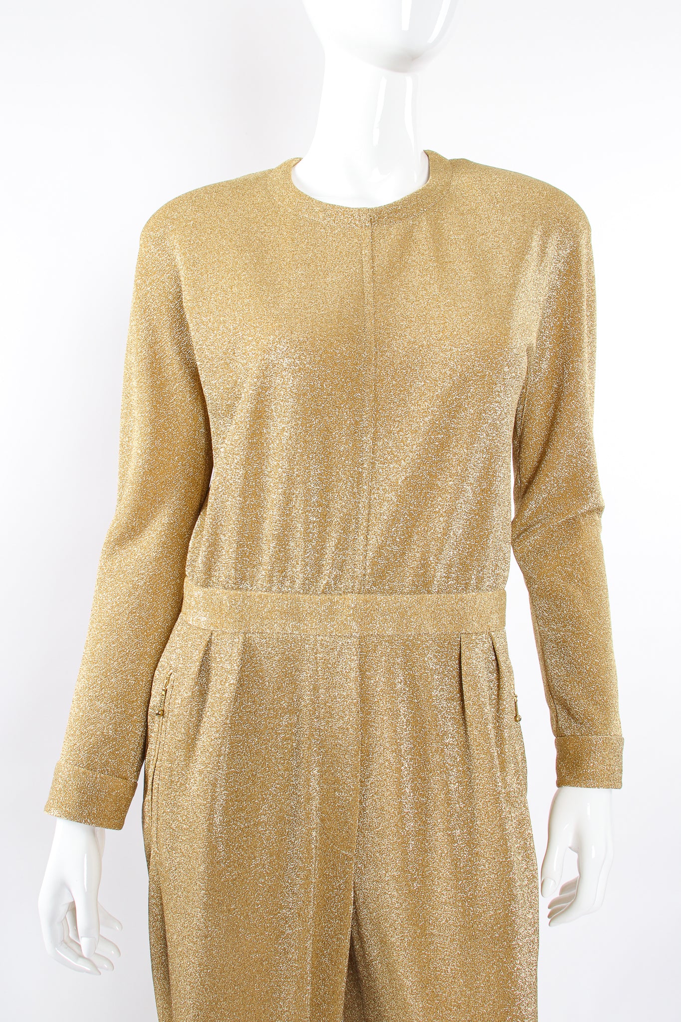 Gold Lurex Jumpsuit - Image 2
