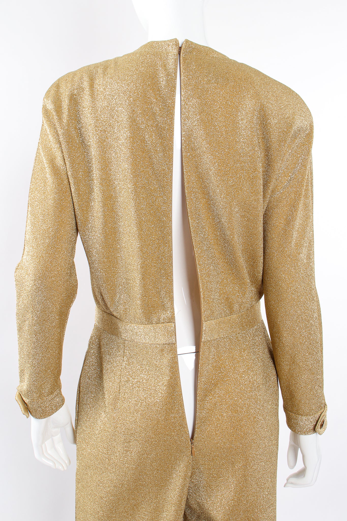 Gold Lurex Jumpsuit - Image 9