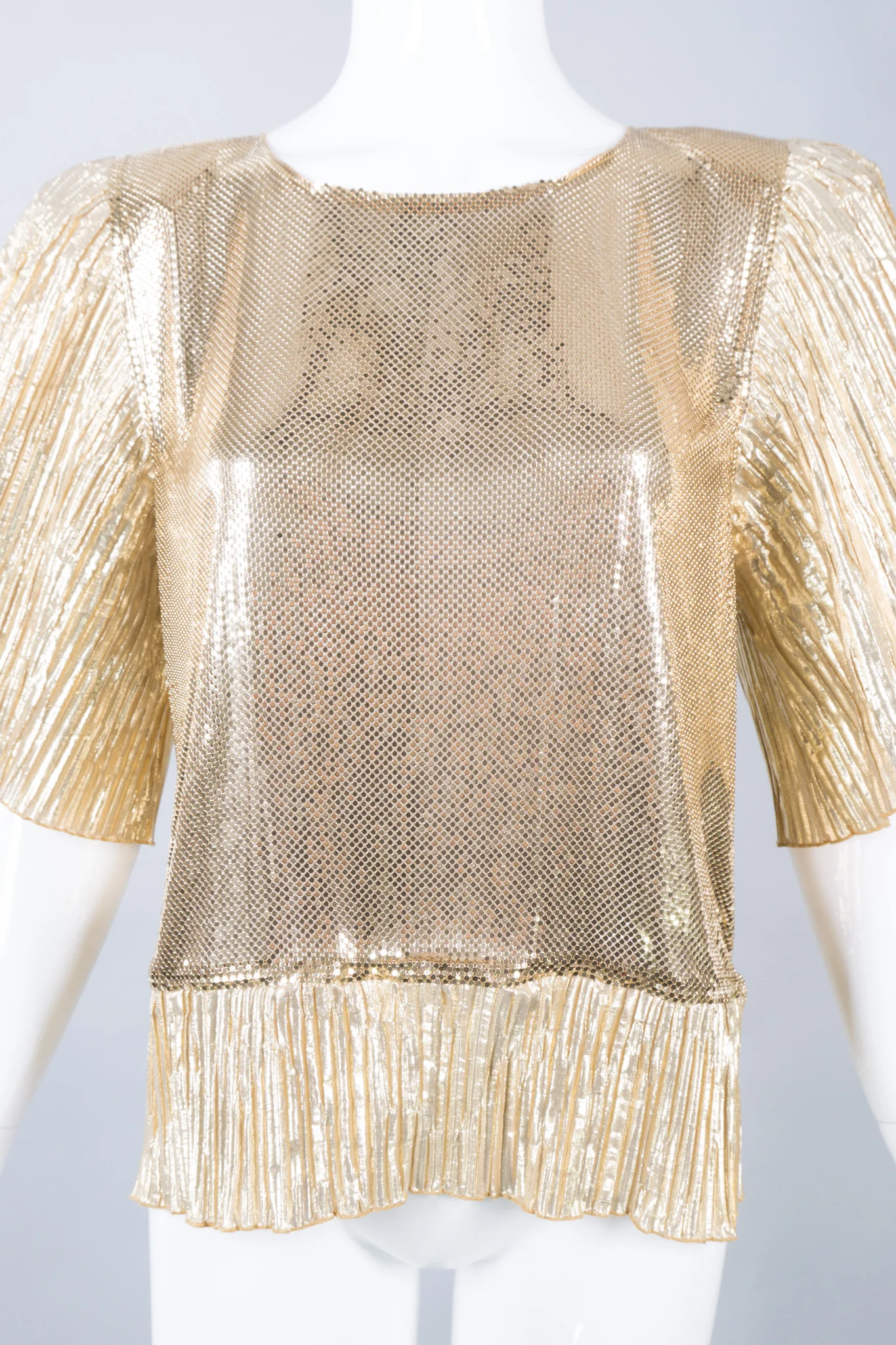 Gold Mesh Box Top - Image 6