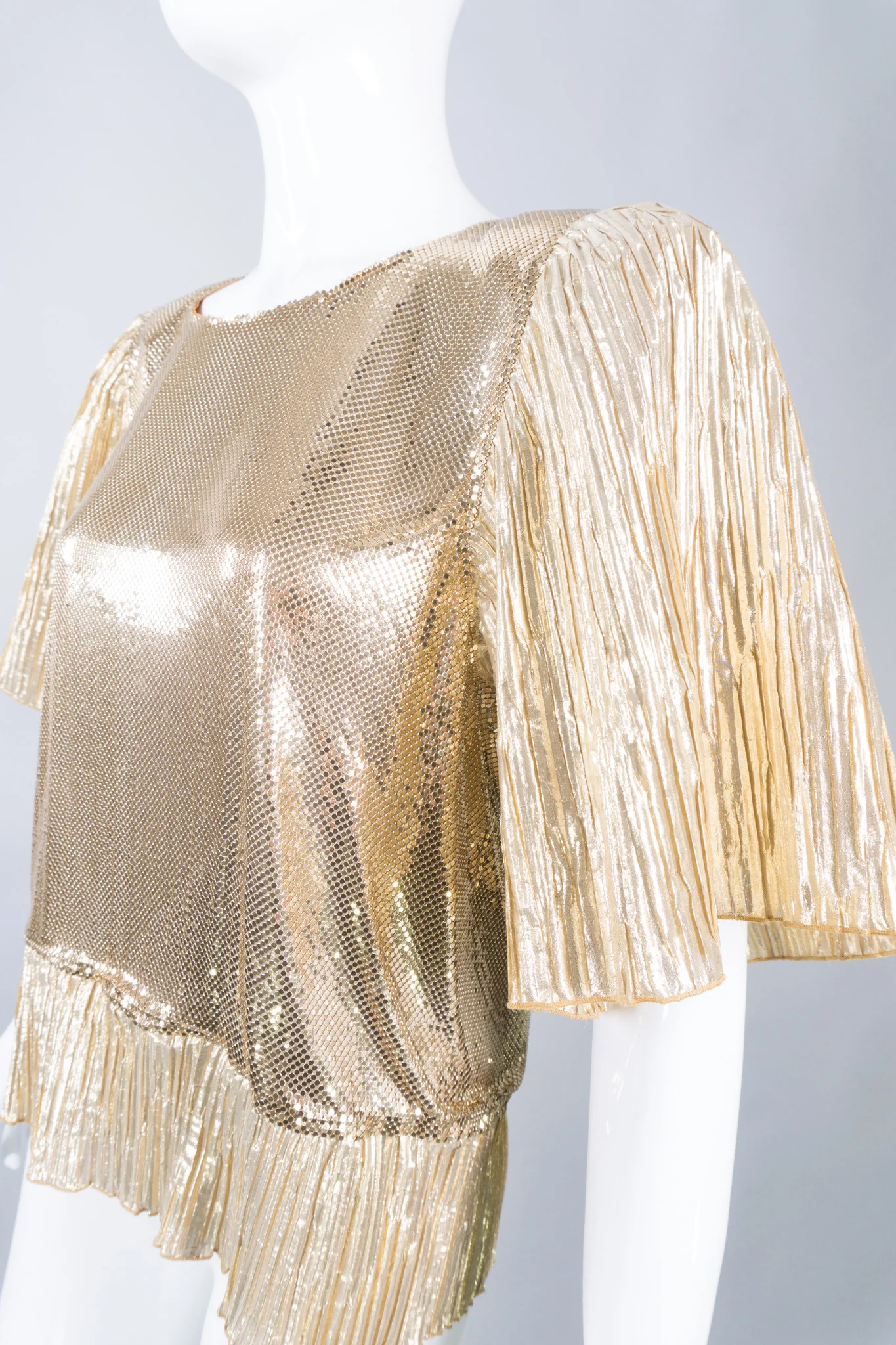 Gold Mesh Box Top - Image 7