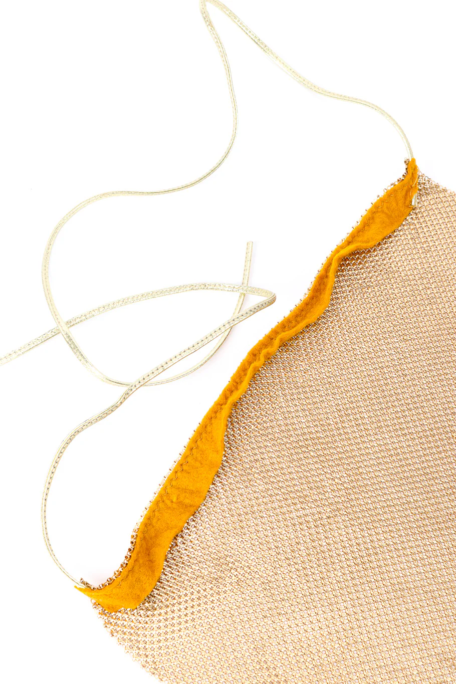 Gold Mesh Halter Top - Image 7