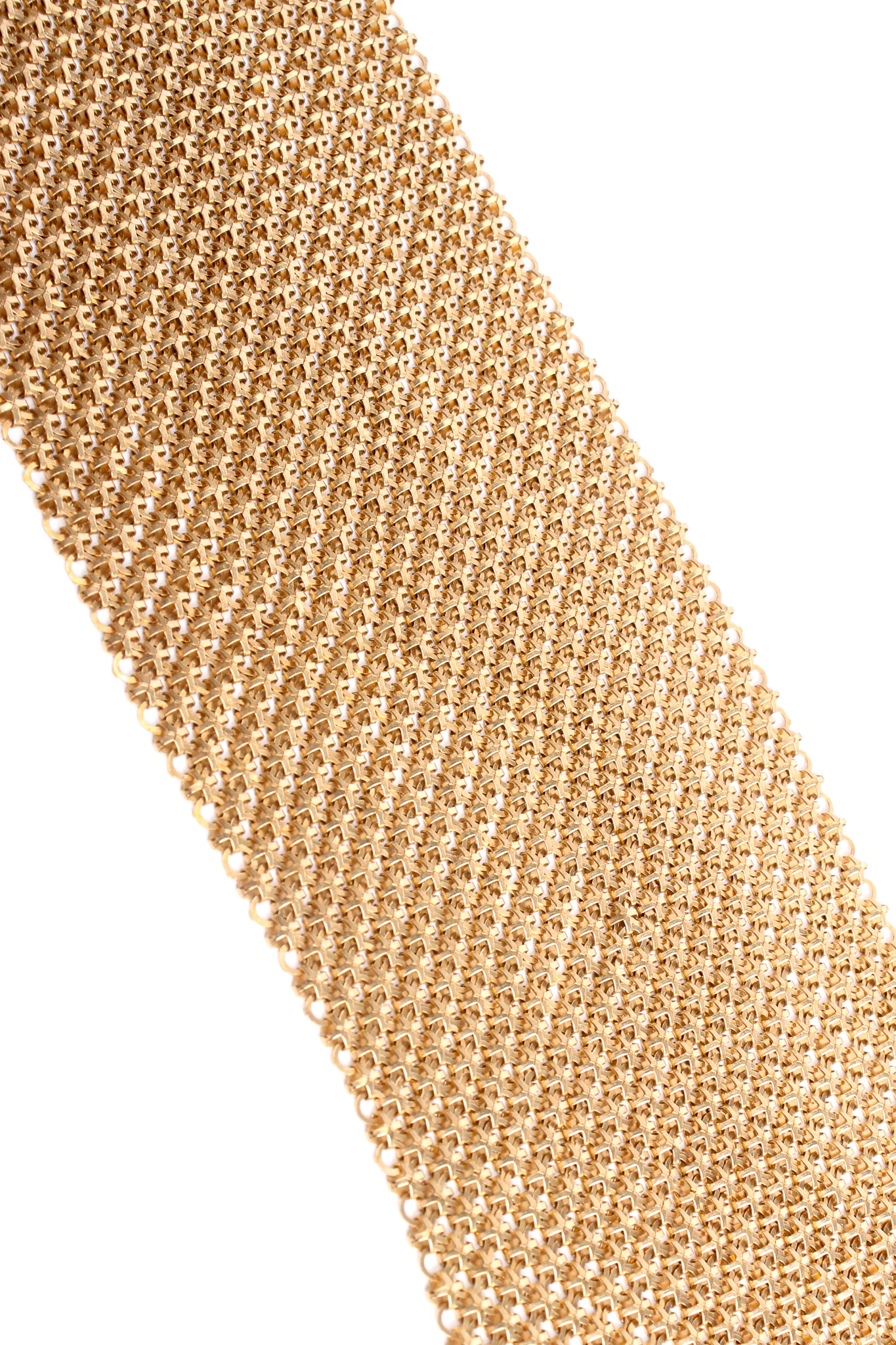 Gold Metal Mesh Scarf Sash Tie - Image 7