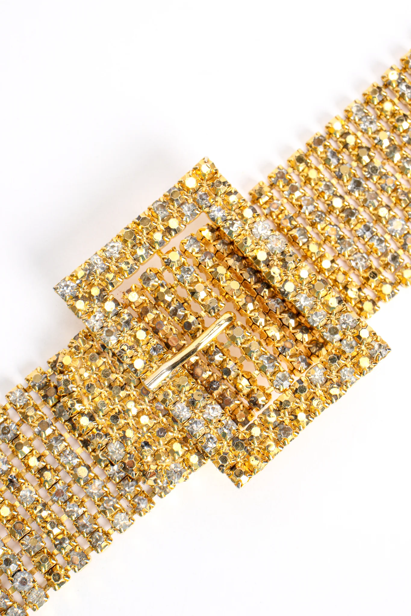 Gold Rhinestone Buckle Choker - Image 4