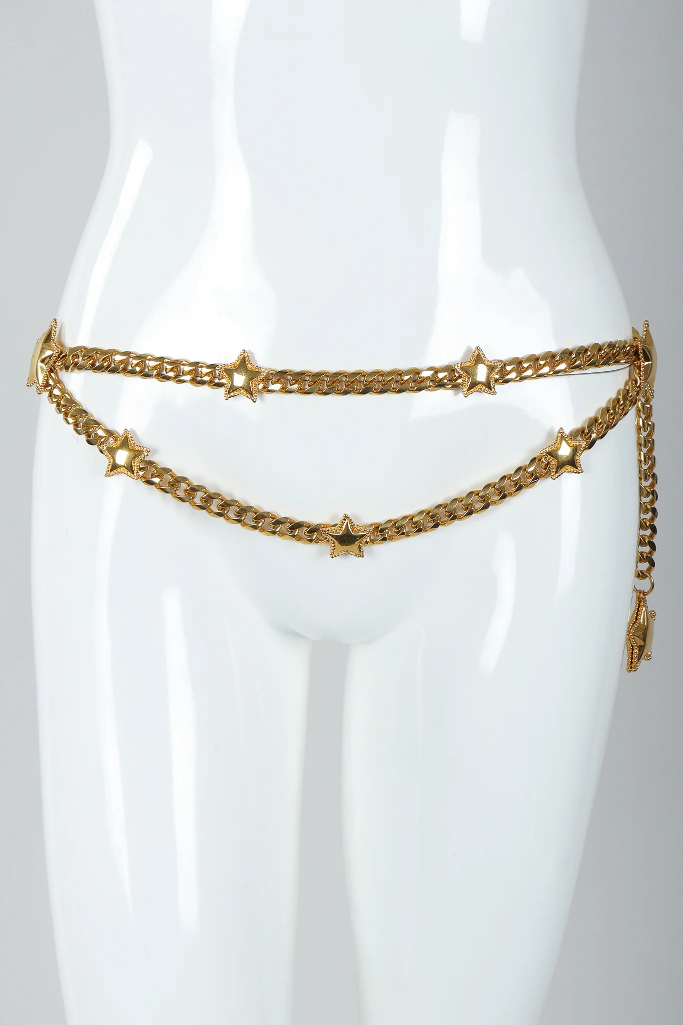 Gold Star Draped Chain Belt - Image 2