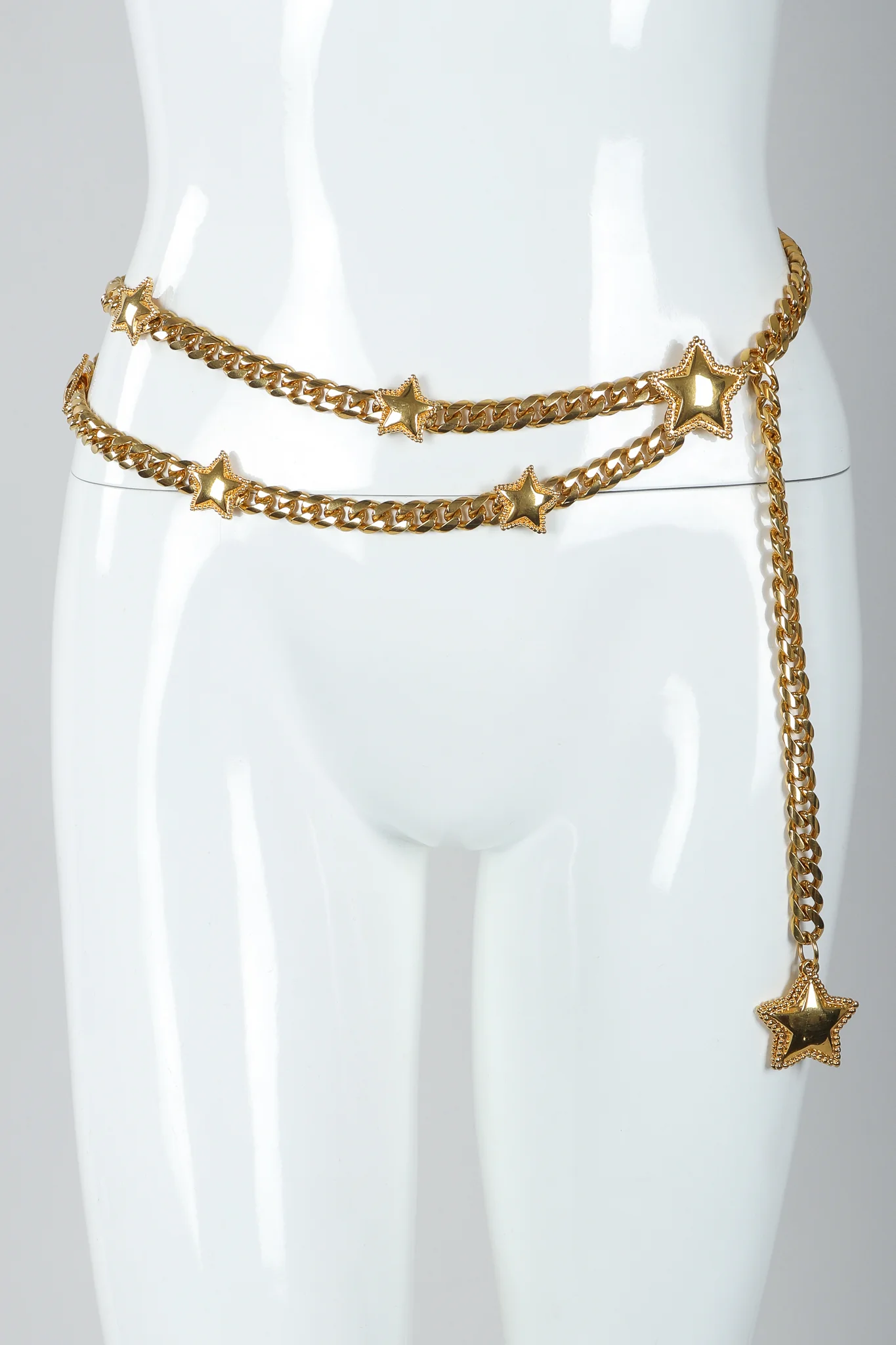Gold Star Draped Chain Belt - Image 4
