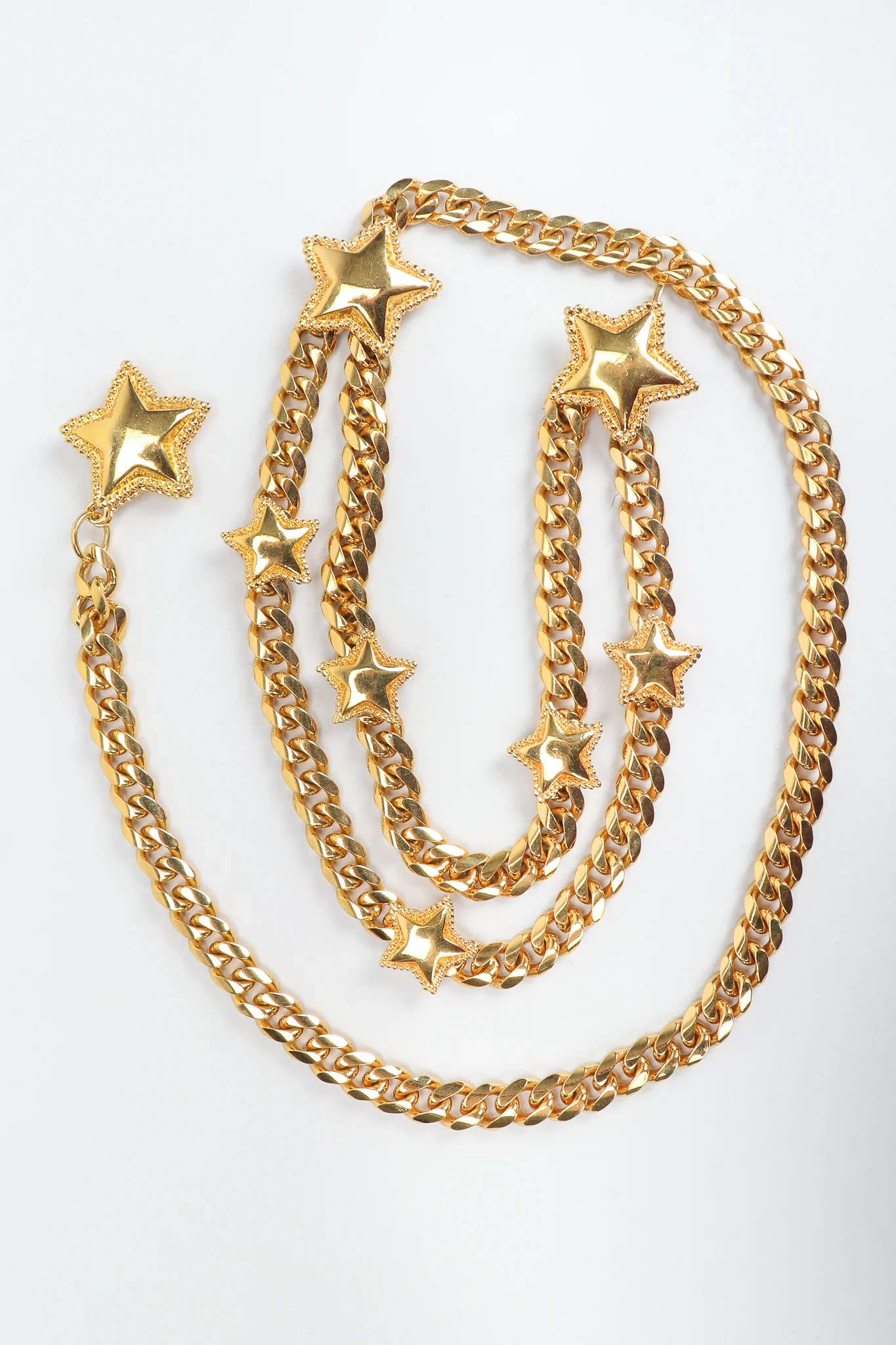 Gold Star Draped Chain Belt - Image 5