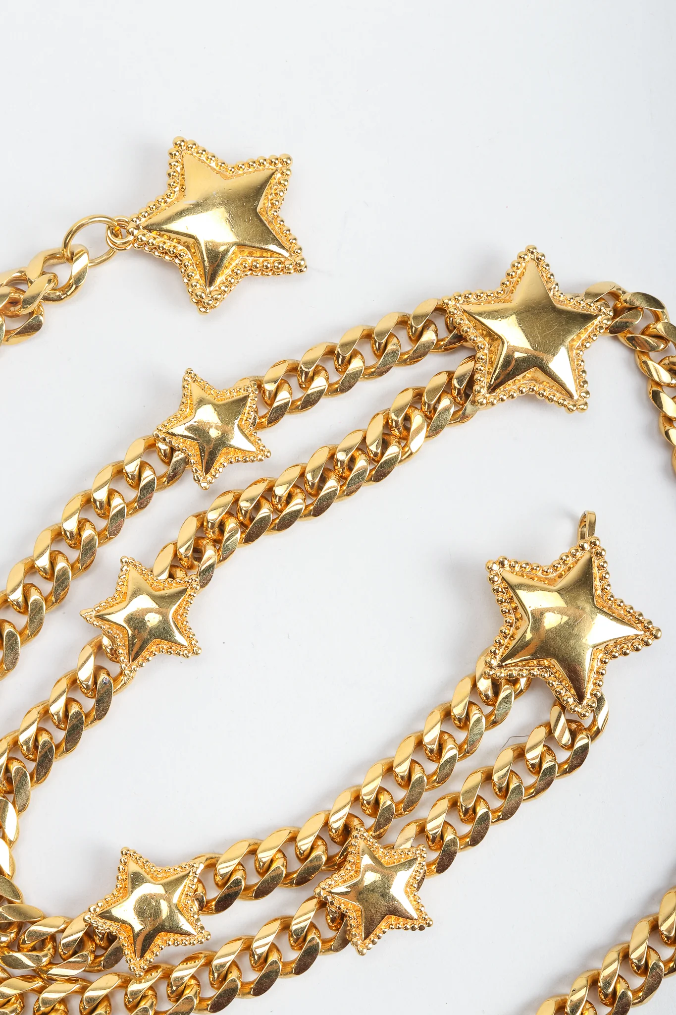 Gold Star Draped Chain Belt - Image 6