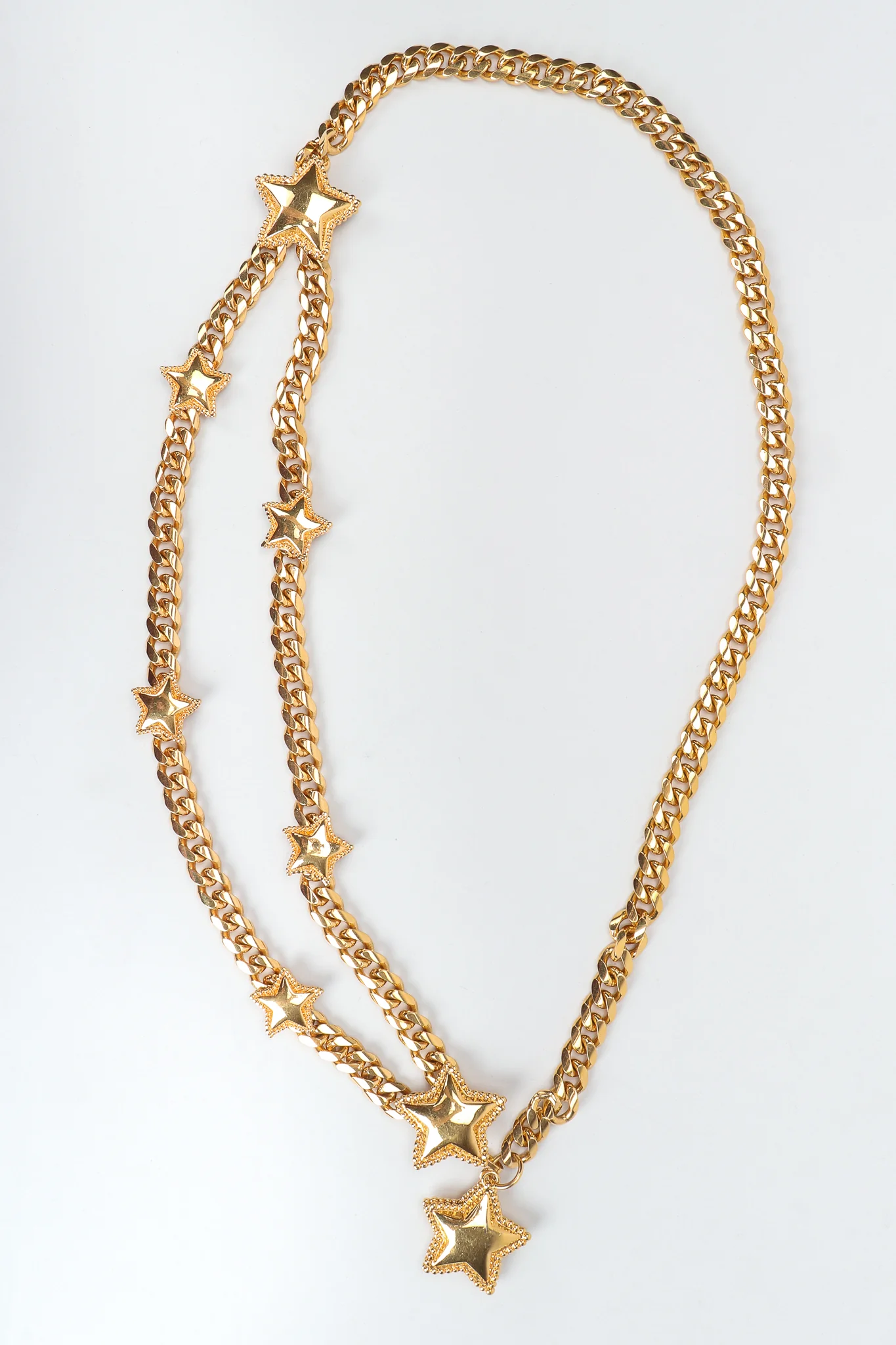 Gold Star Draped Chain Belt - Image 8