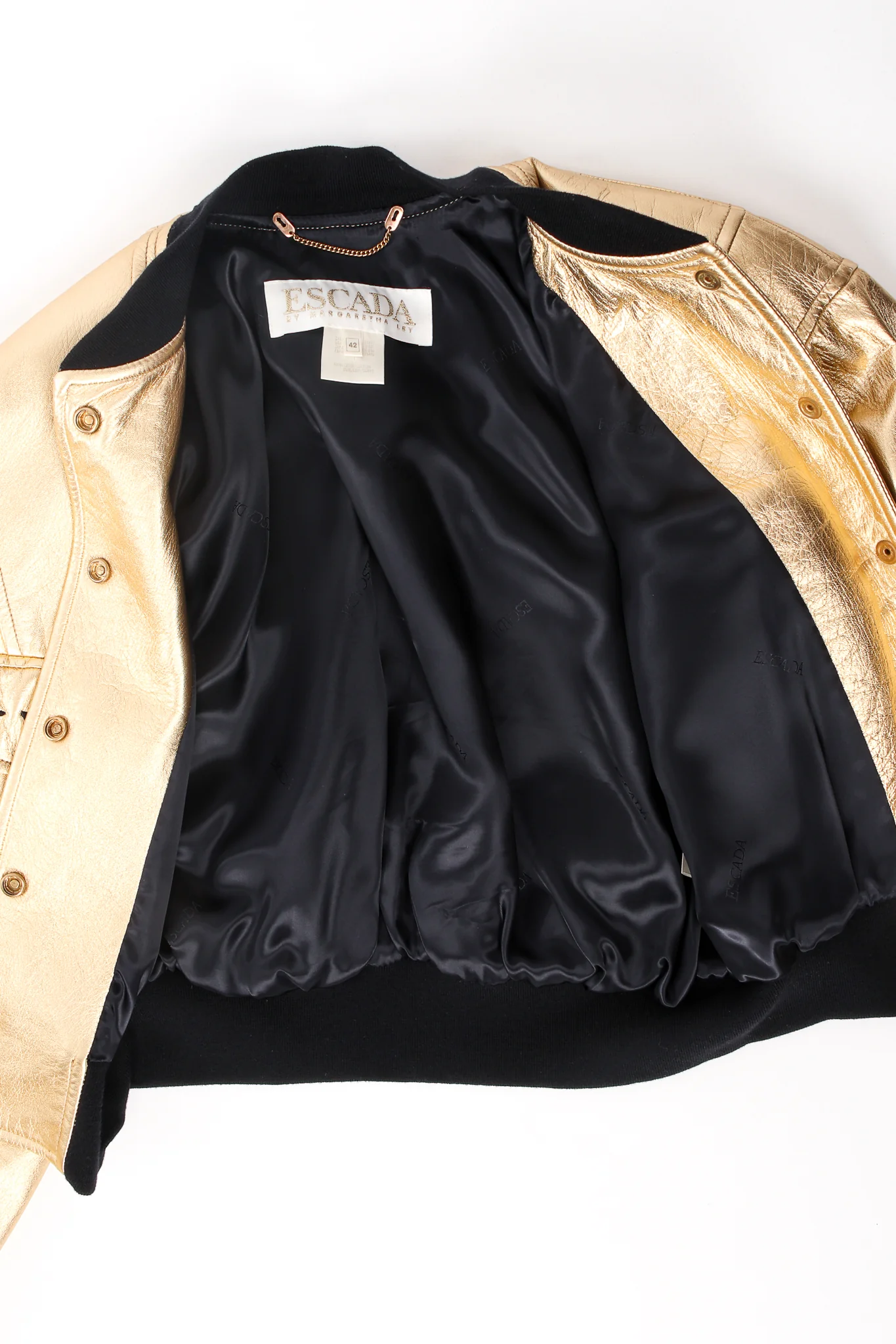 Gold Star Leather Bomber Jacket II - Image 7