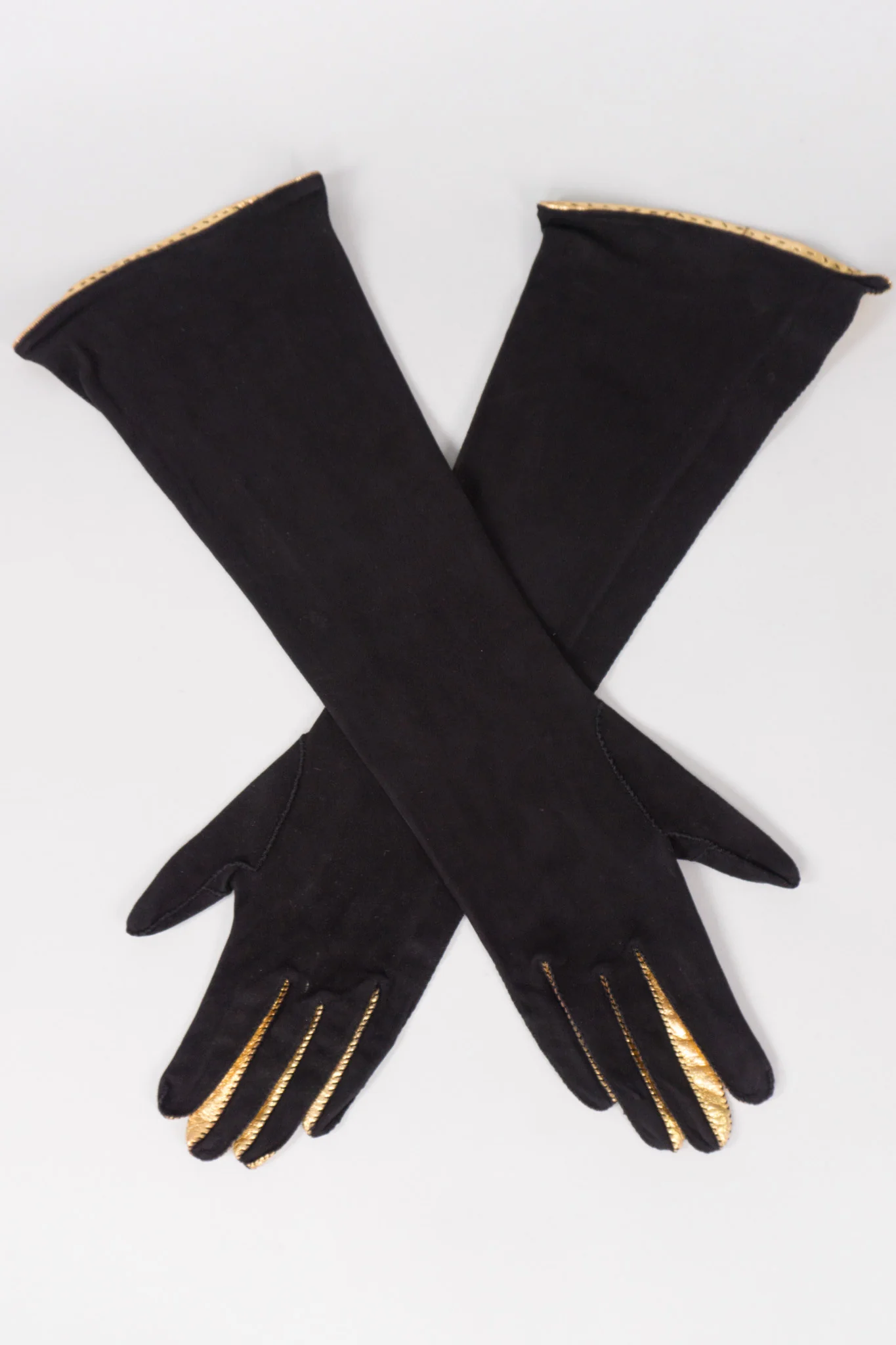 Gold Stripe Gloves - Image 2