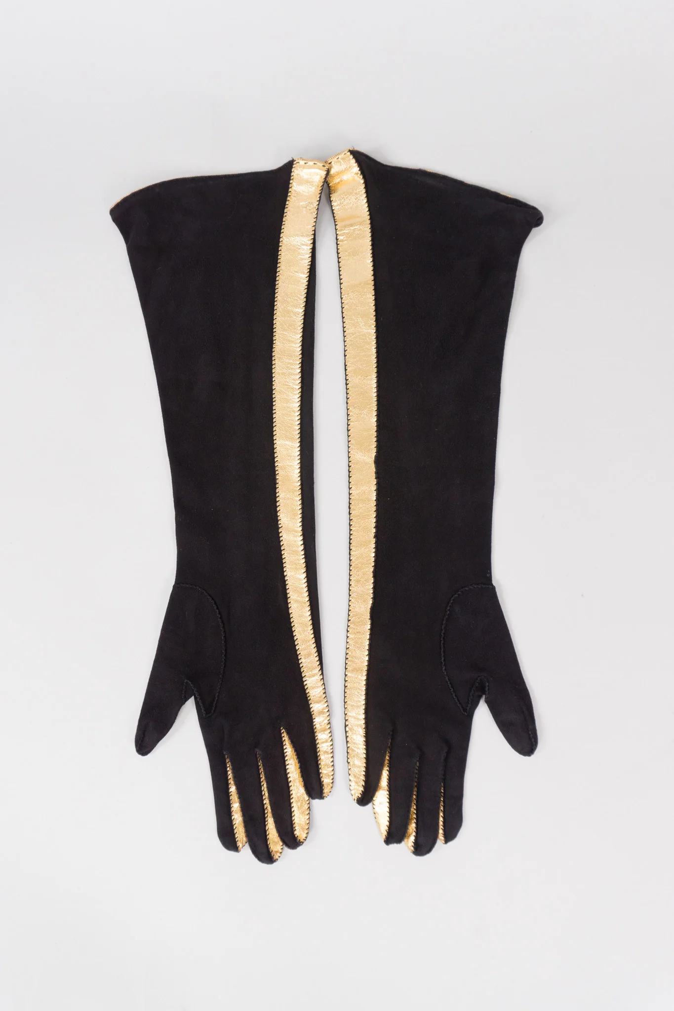 Gold Stripe Gloves - Image 3