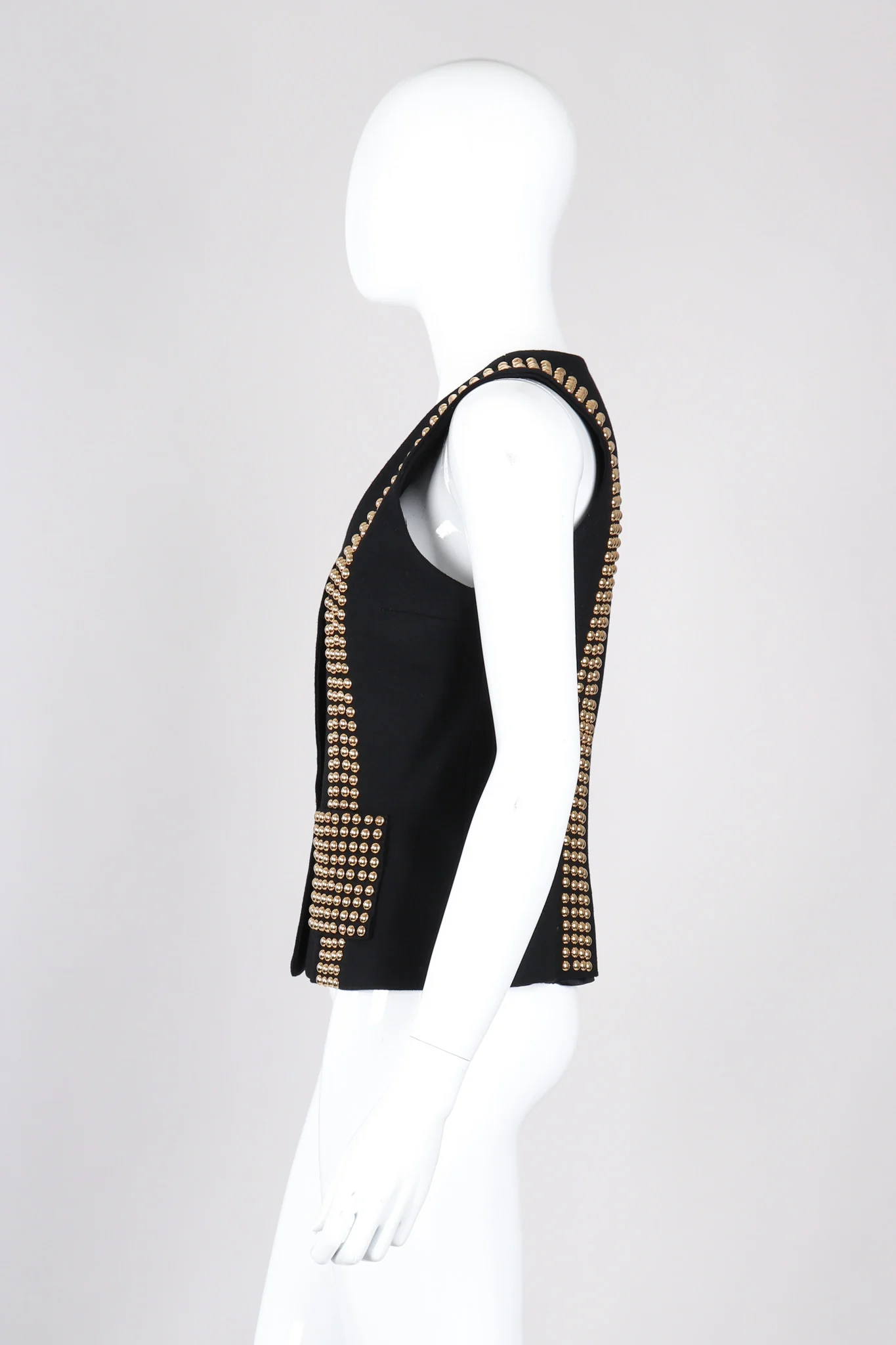 Gold Studded Vest - Image 4