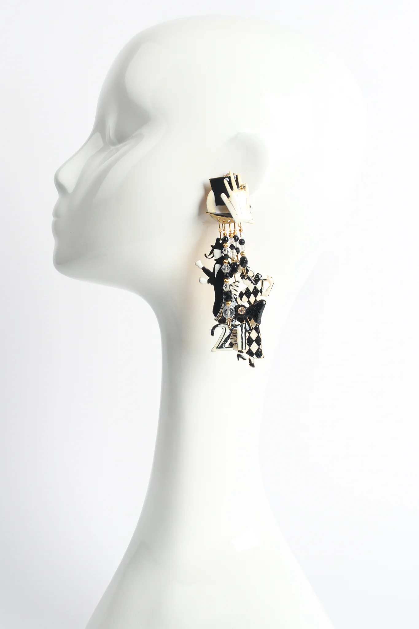 Art Deco Golden Age Nightclub Earrings