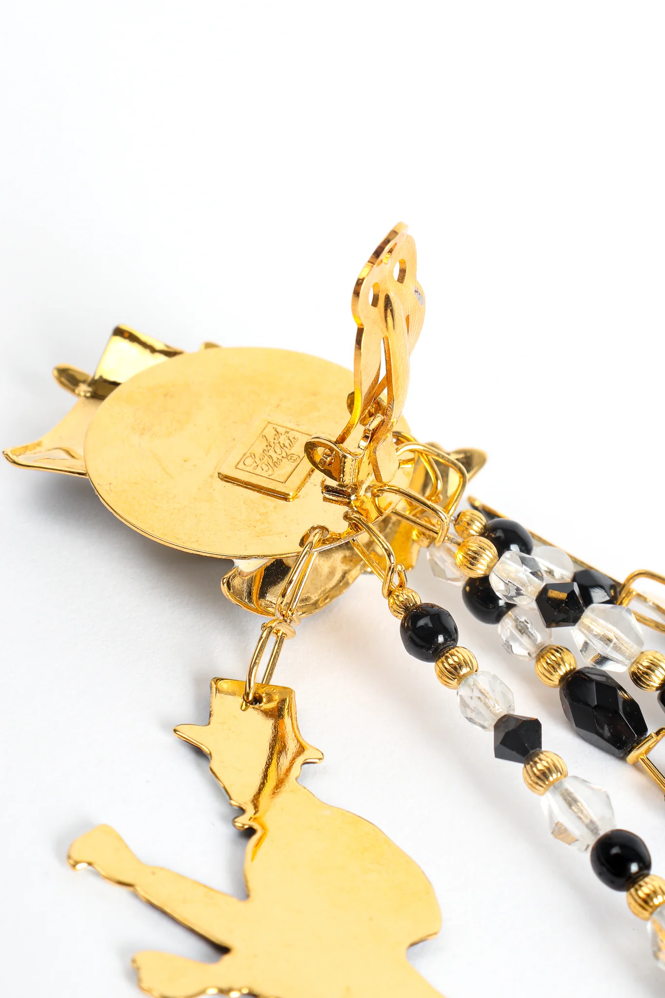 Art Deco Golden Age Nightclub Earrings - Image 8