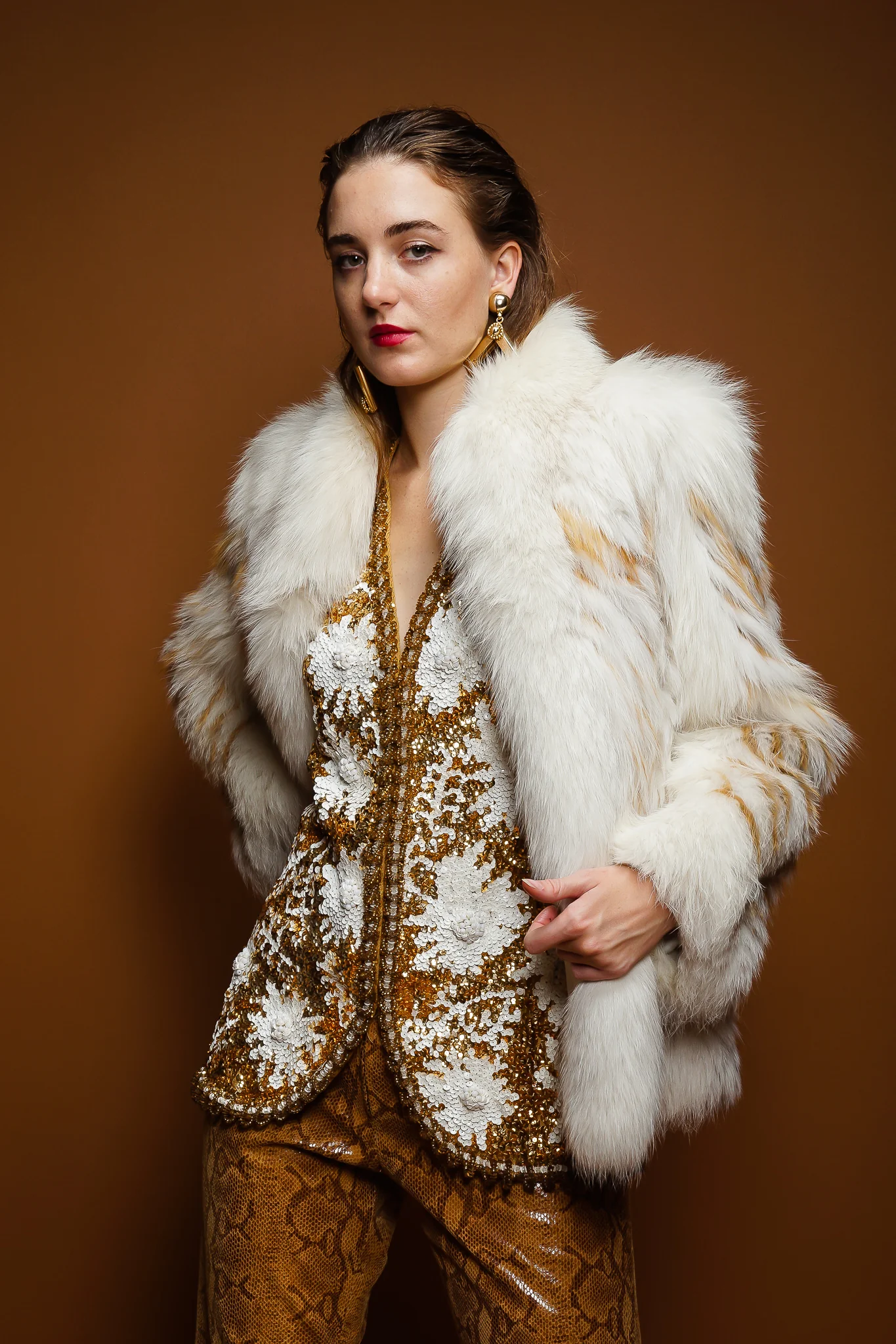 Golden Blossom Burst Vest - Image 3