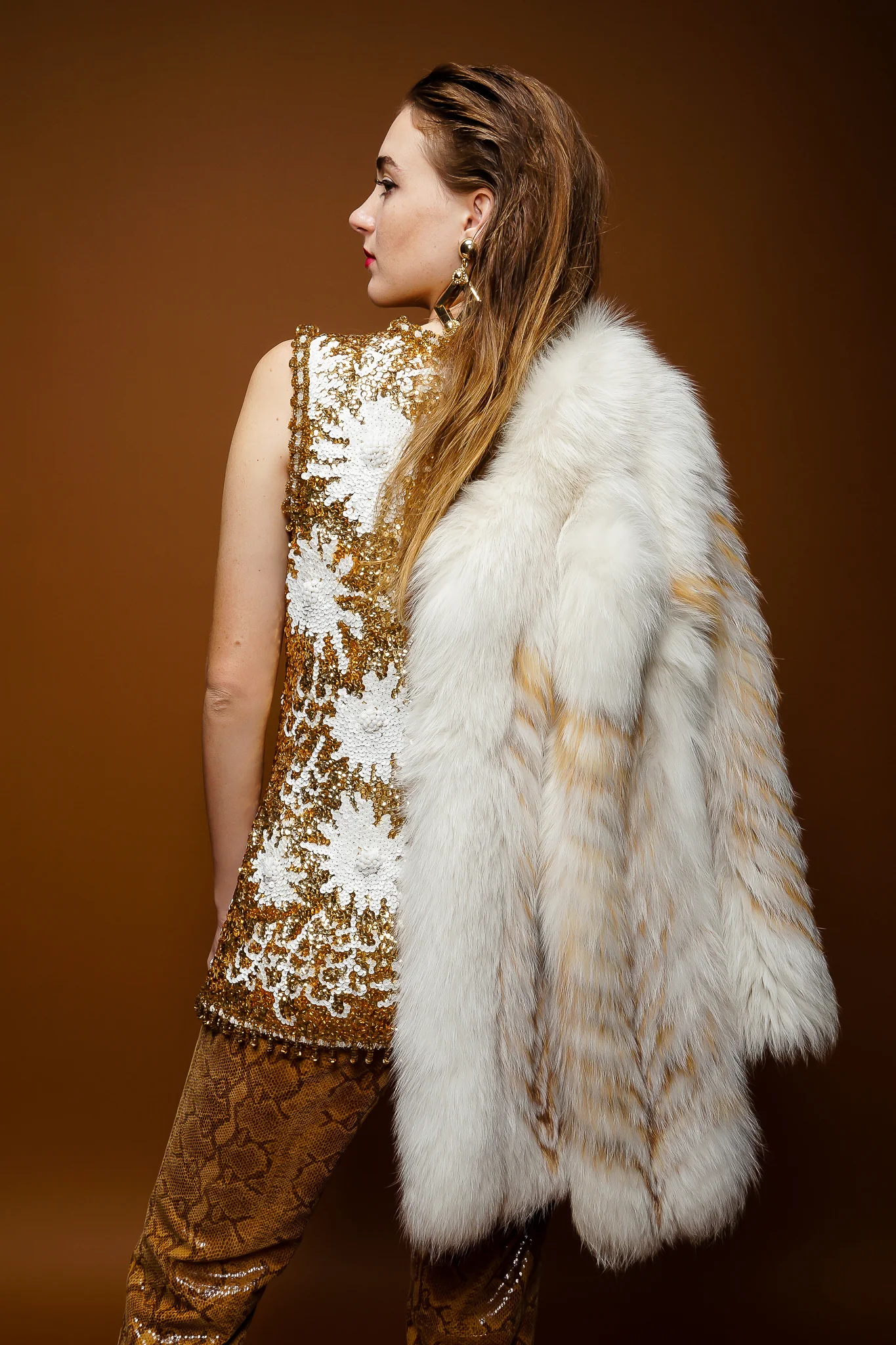 Golden Blossom Burst Vest - Image 4