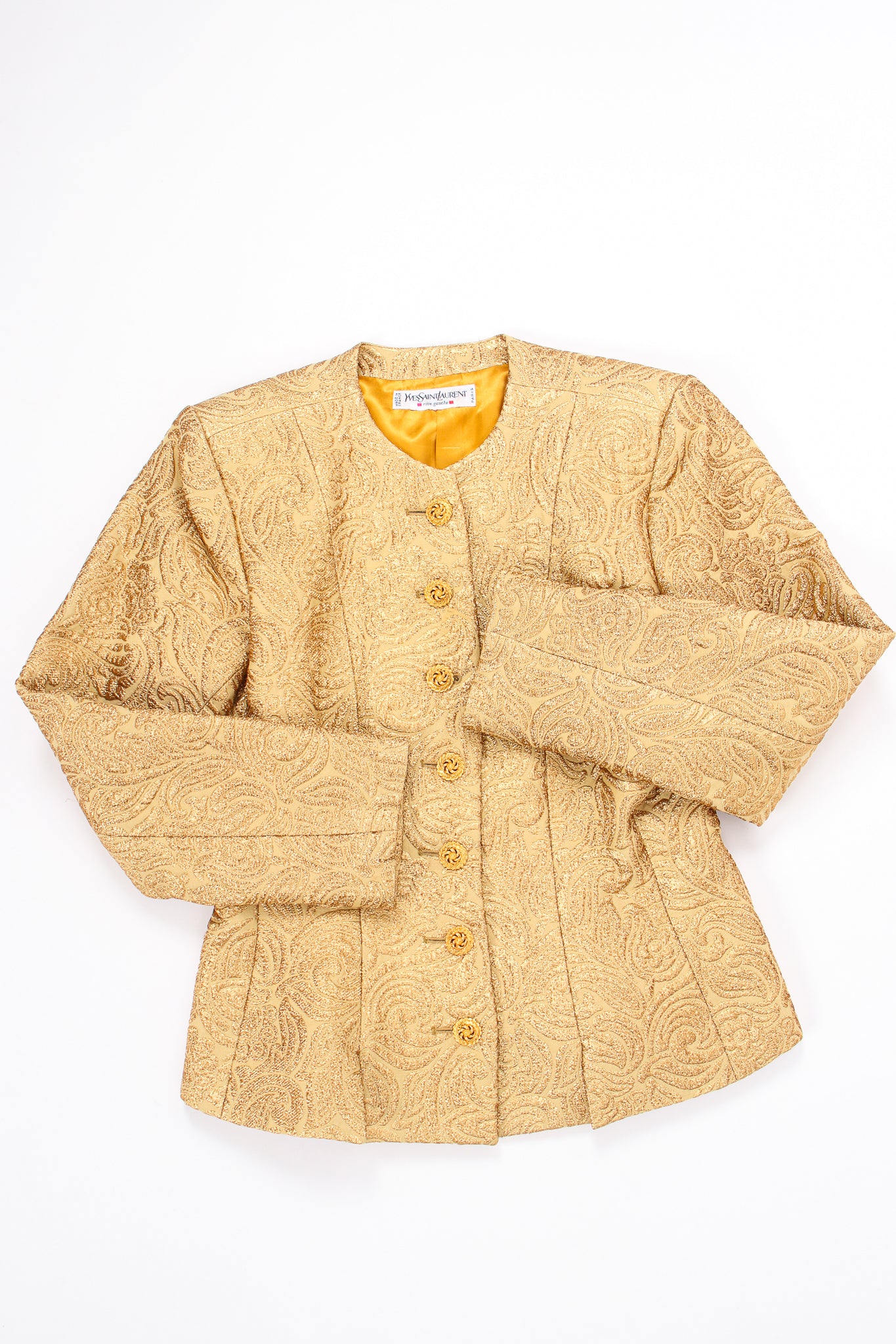 Golden Brocade Jacket - Image 11