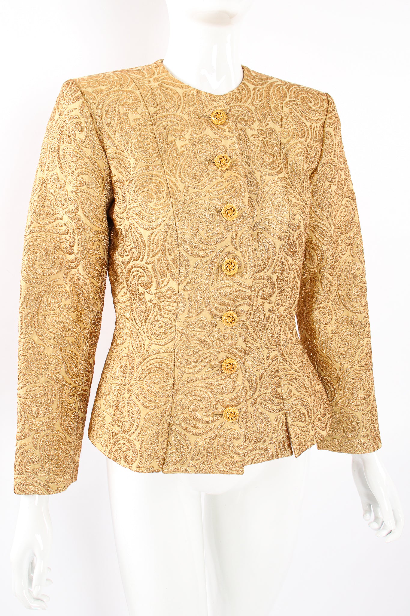 Golden Brocade Jacket - Image 4