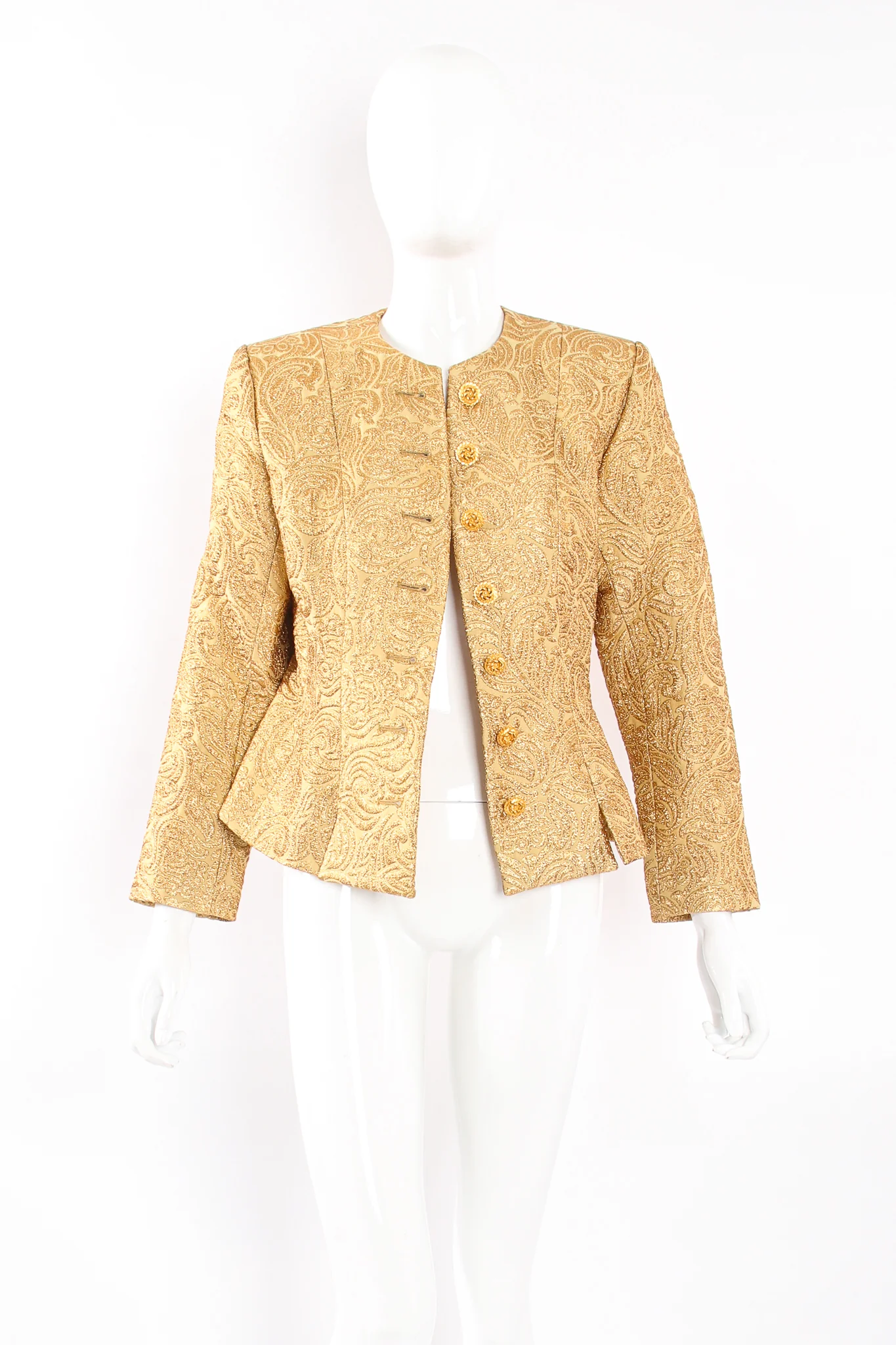 Golden Brocade Jacket - Image 6