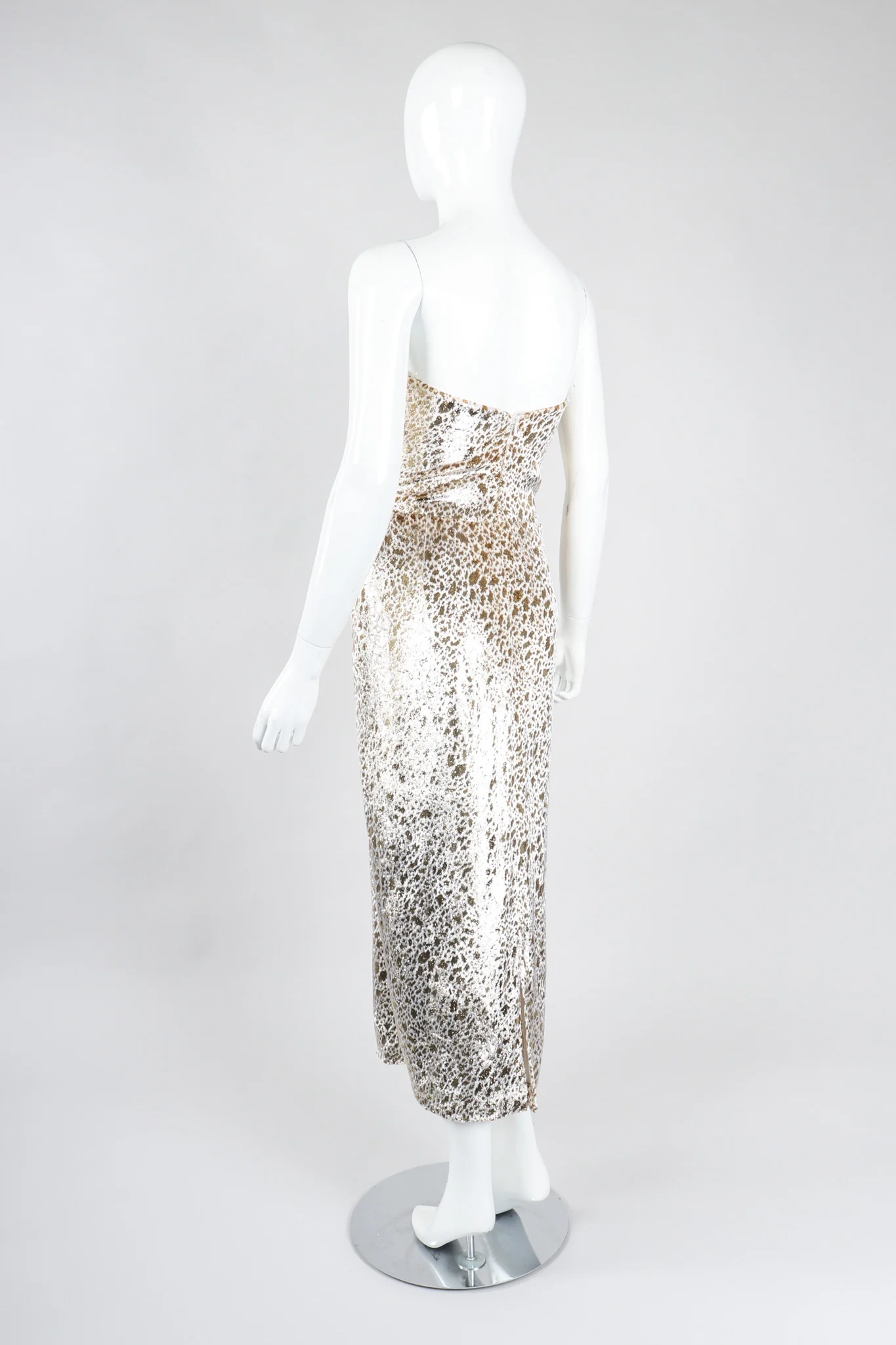 Golden Cheetah Strapless Sheath - Image 6